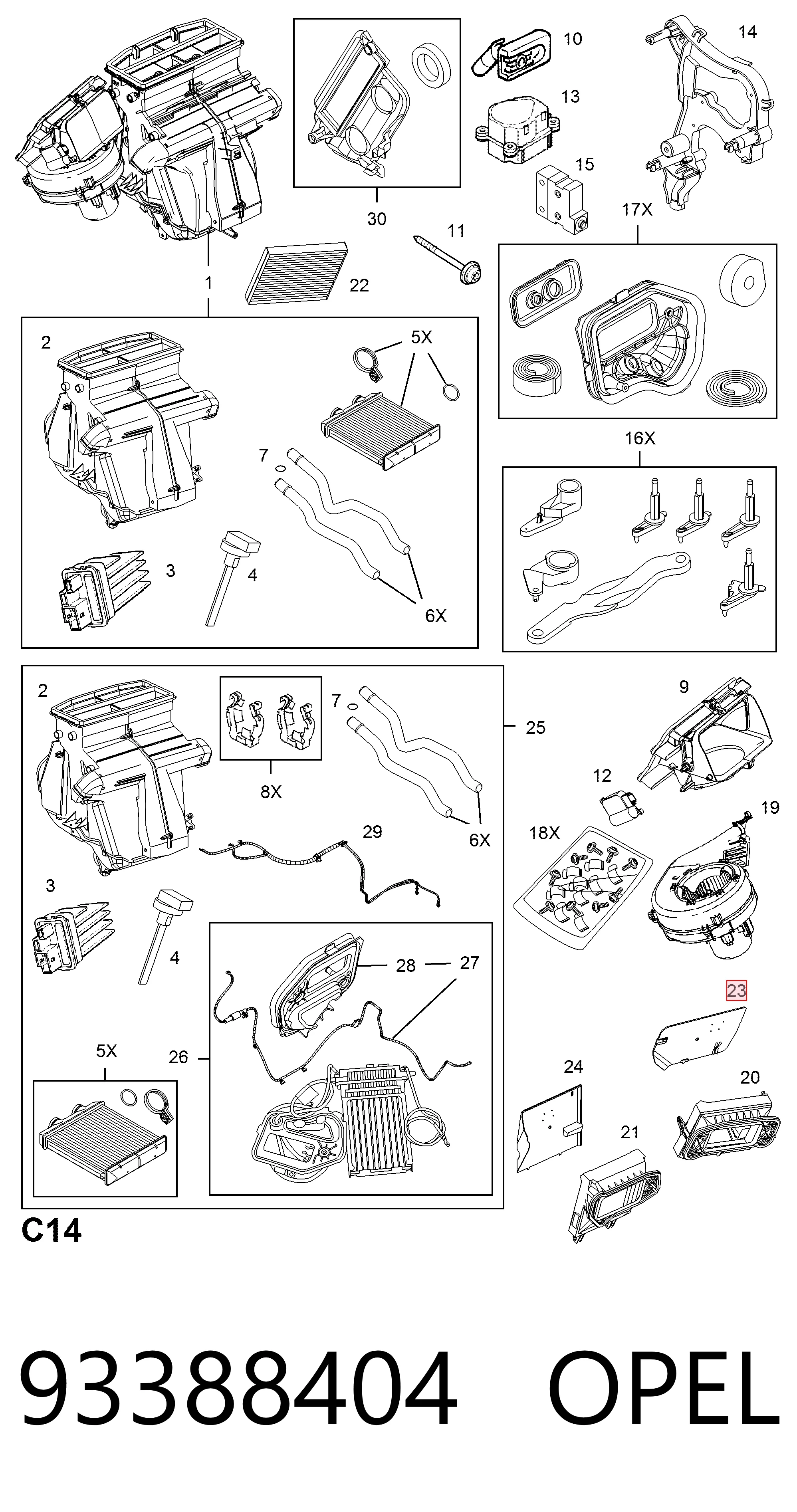 93388404 Opel
