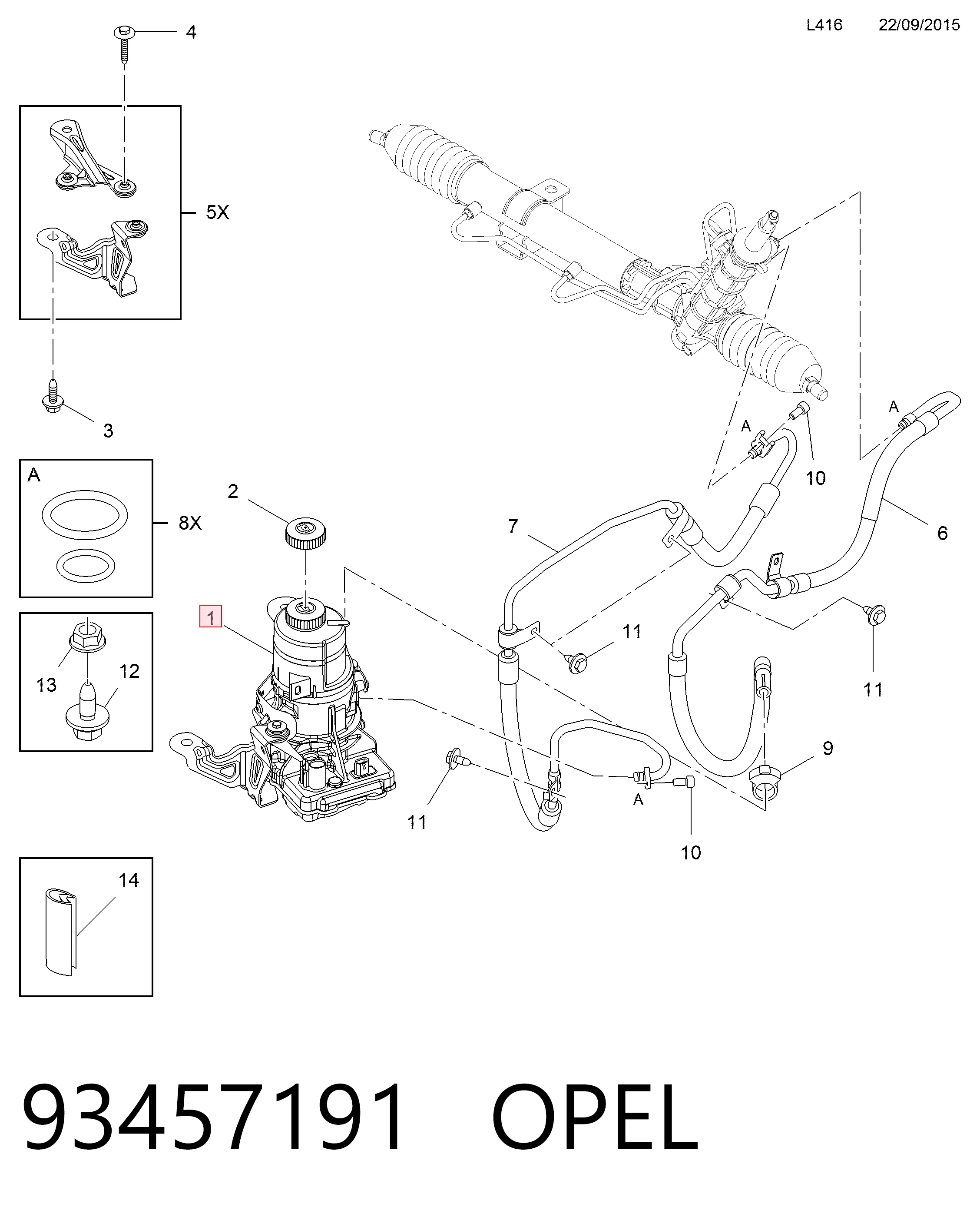 93457191 Opel