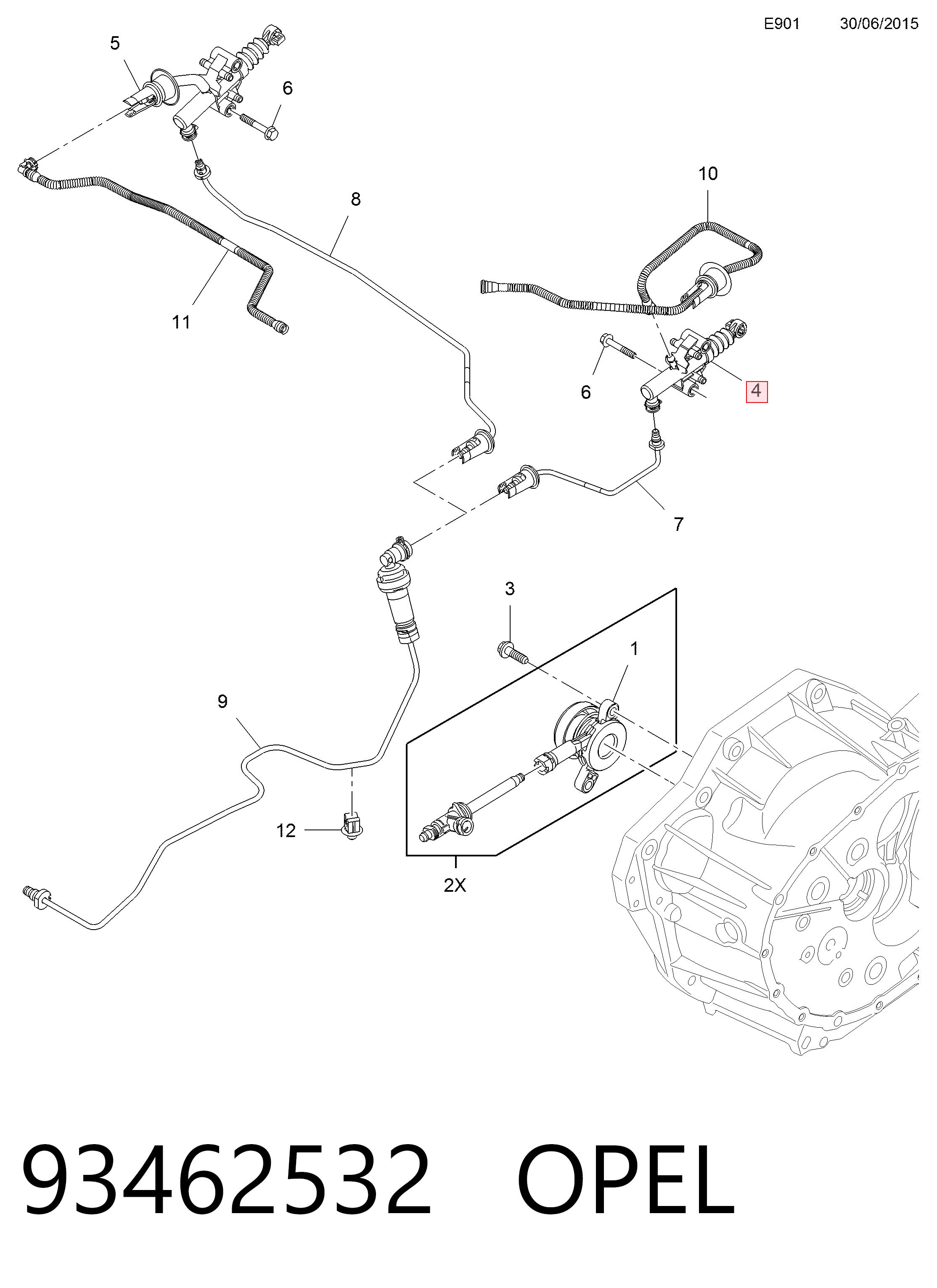 93462532 Opel