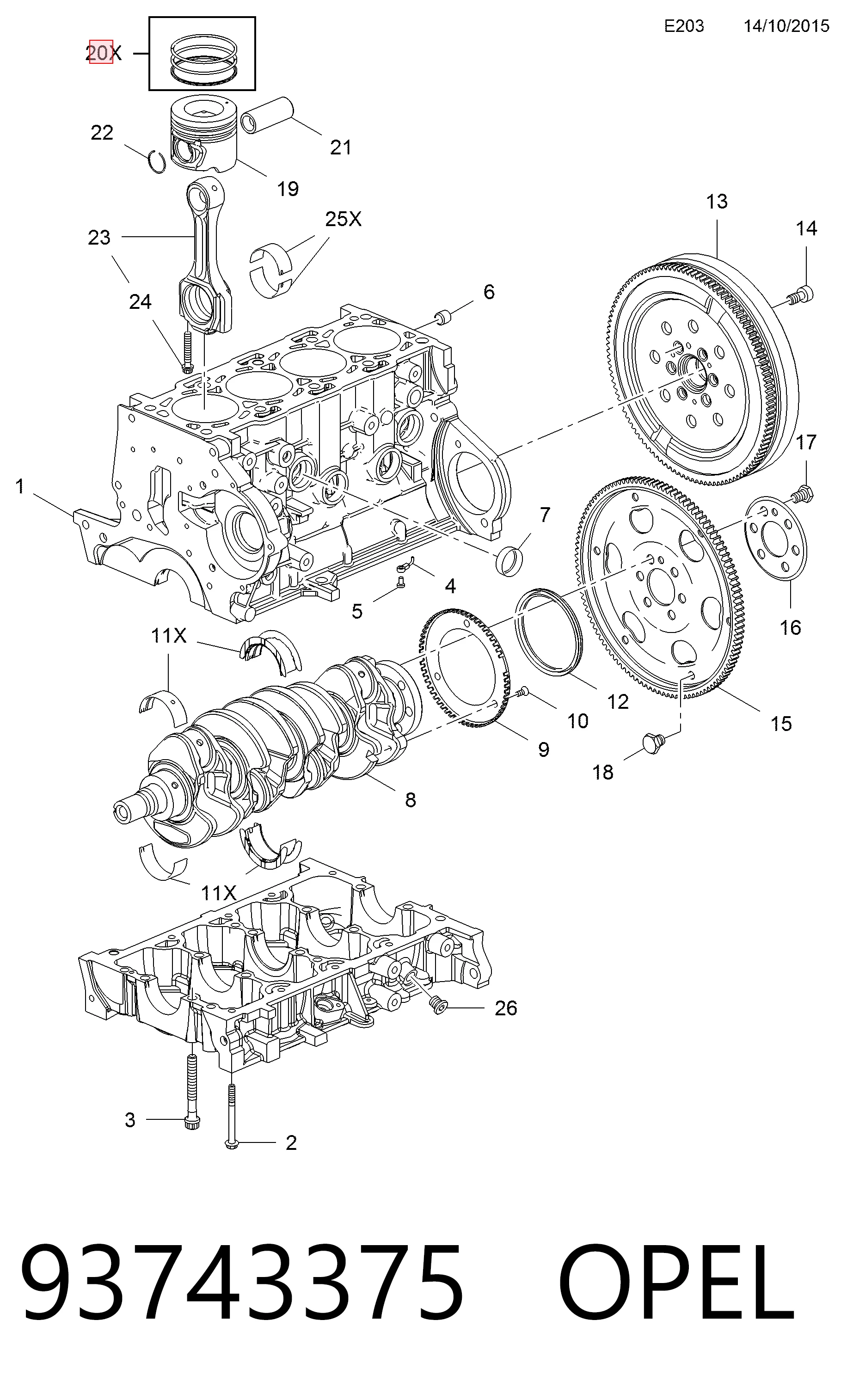 93743375 Opel