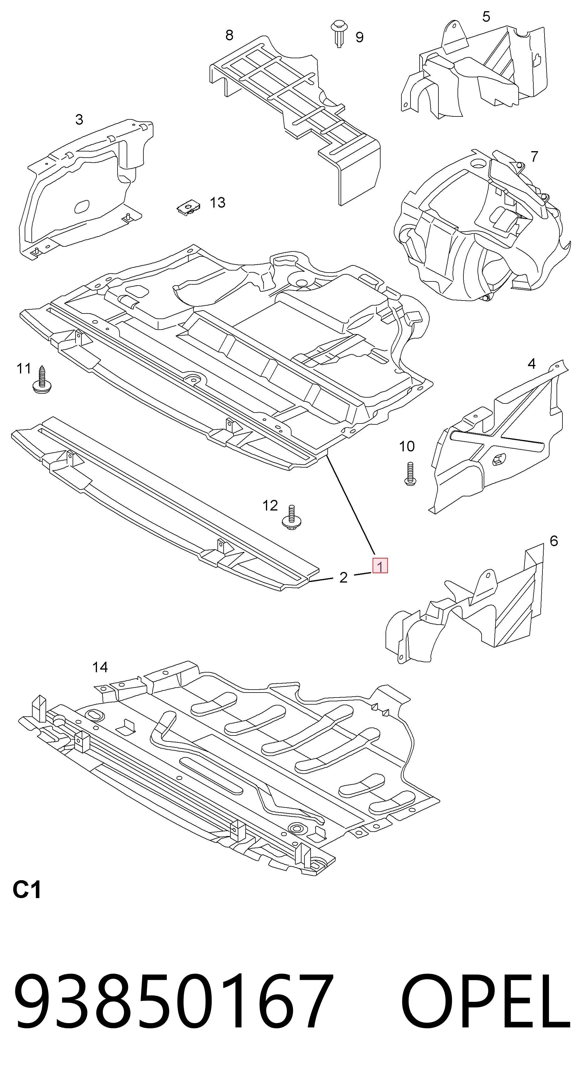 93850167 Opel