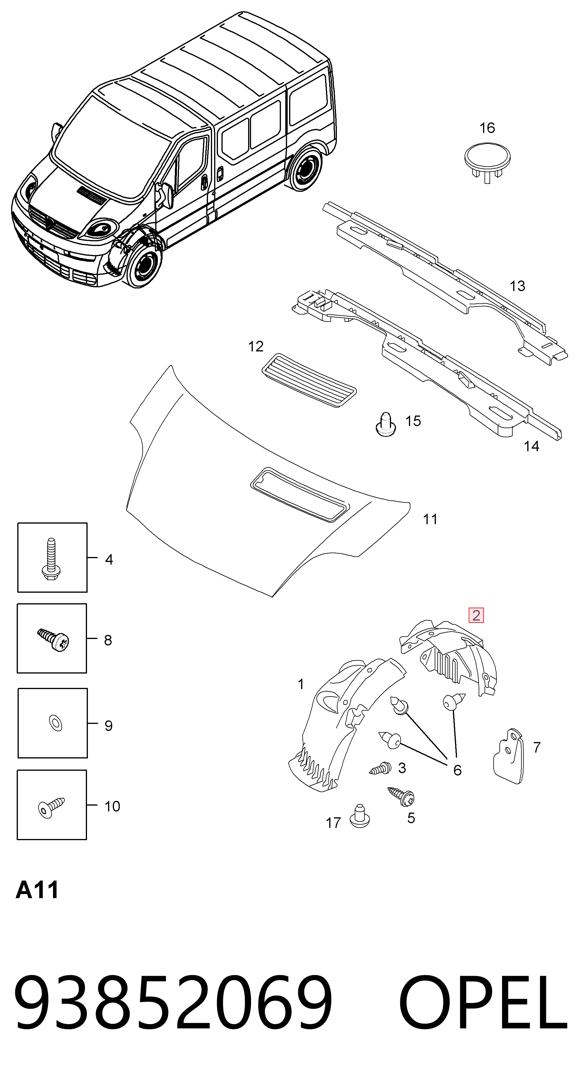 93852069 Opel