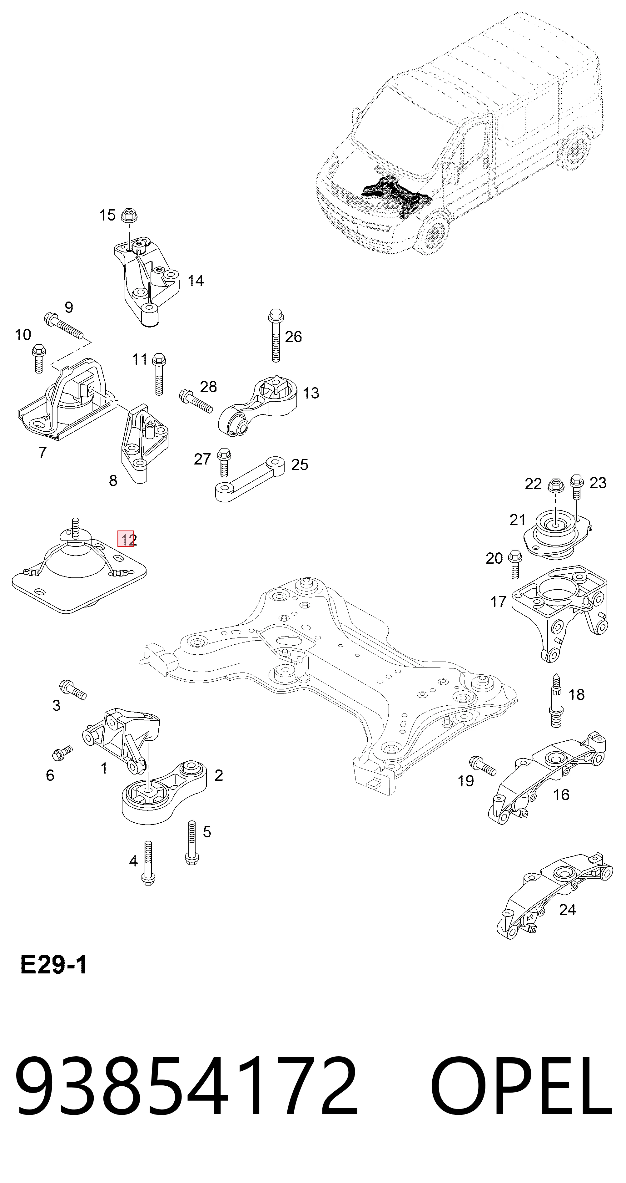 93854172 Opel