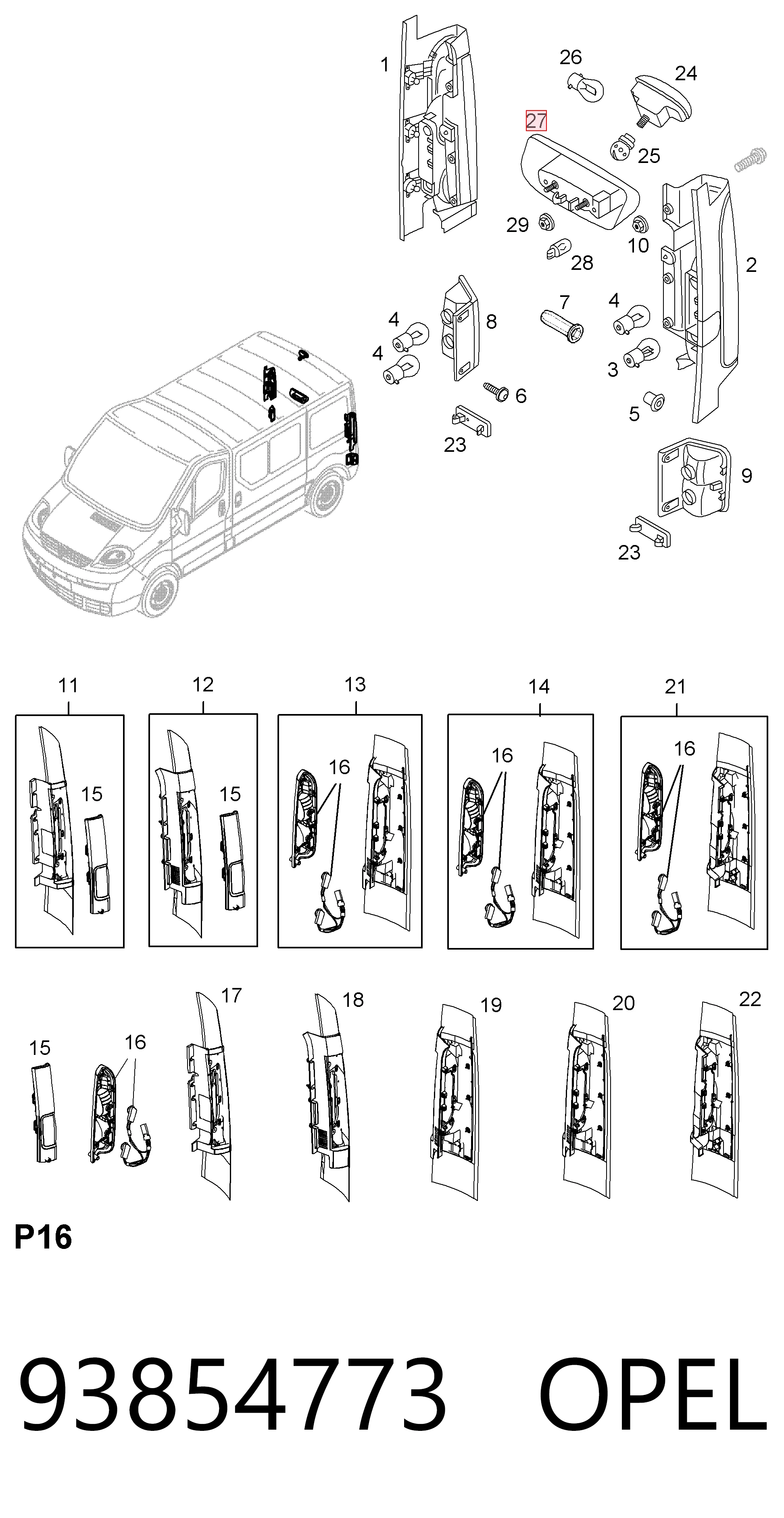 93854773 Opel