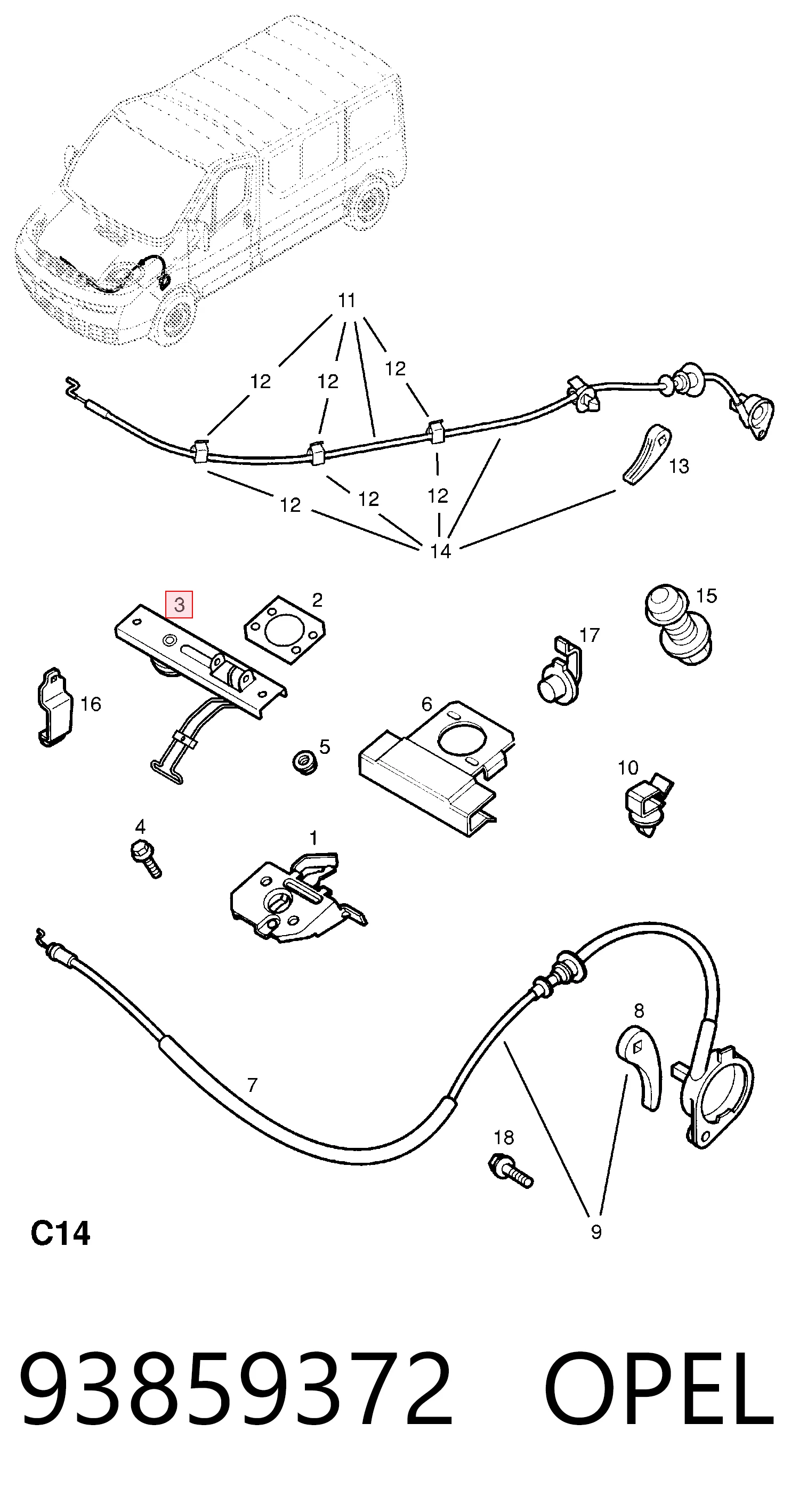 93859372 Opel