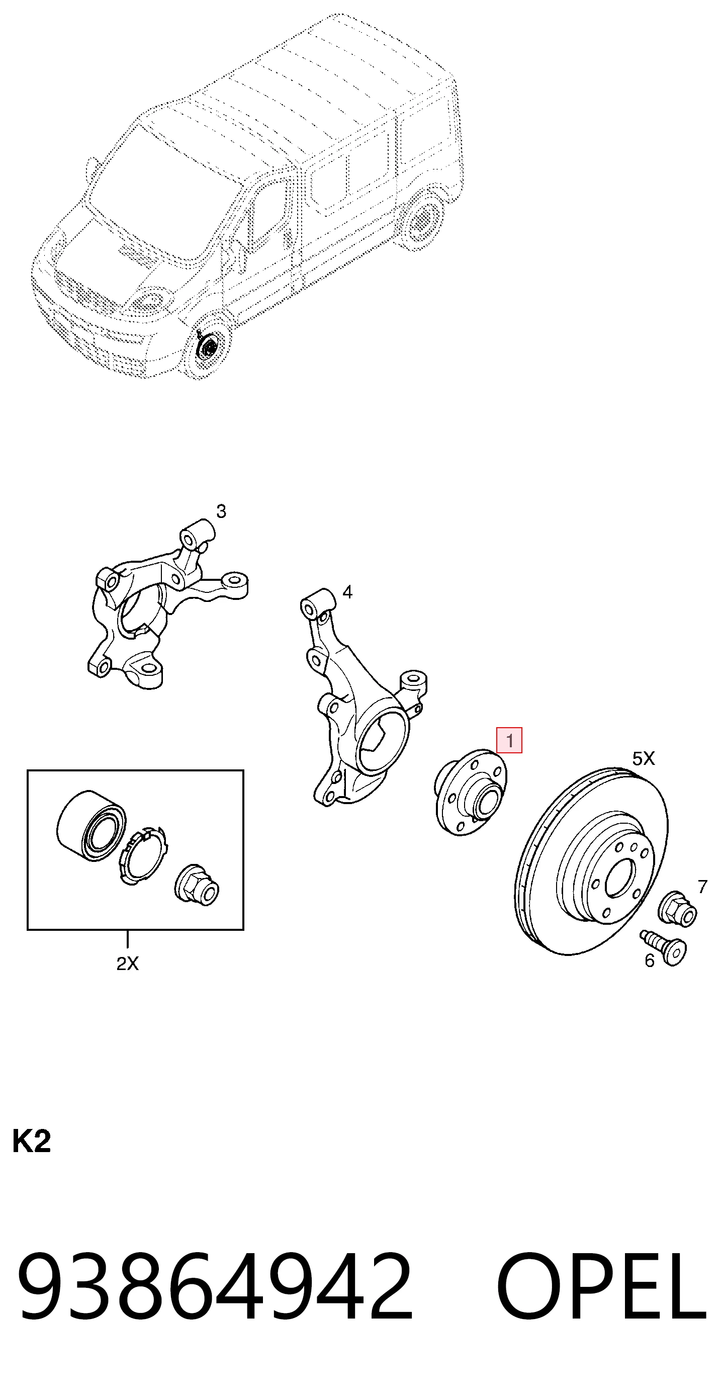 93864942 Opel
