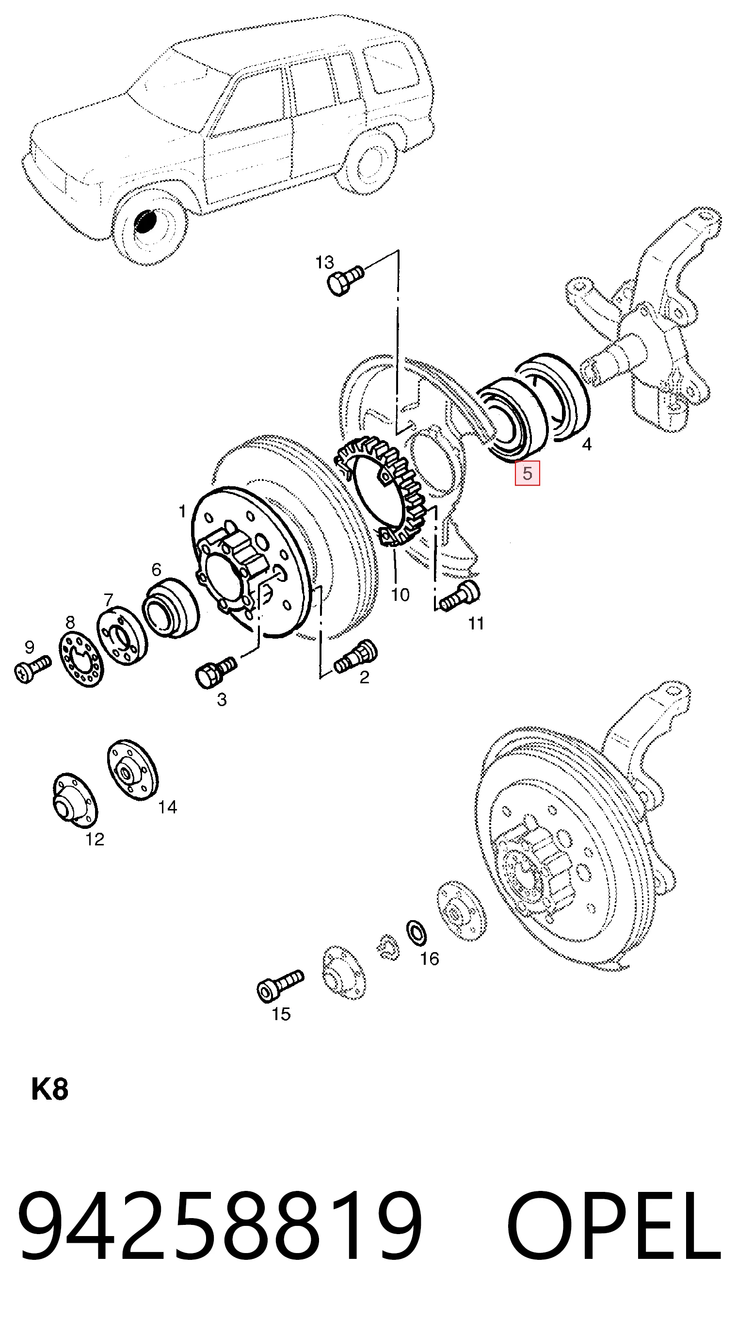 94258819 Opel