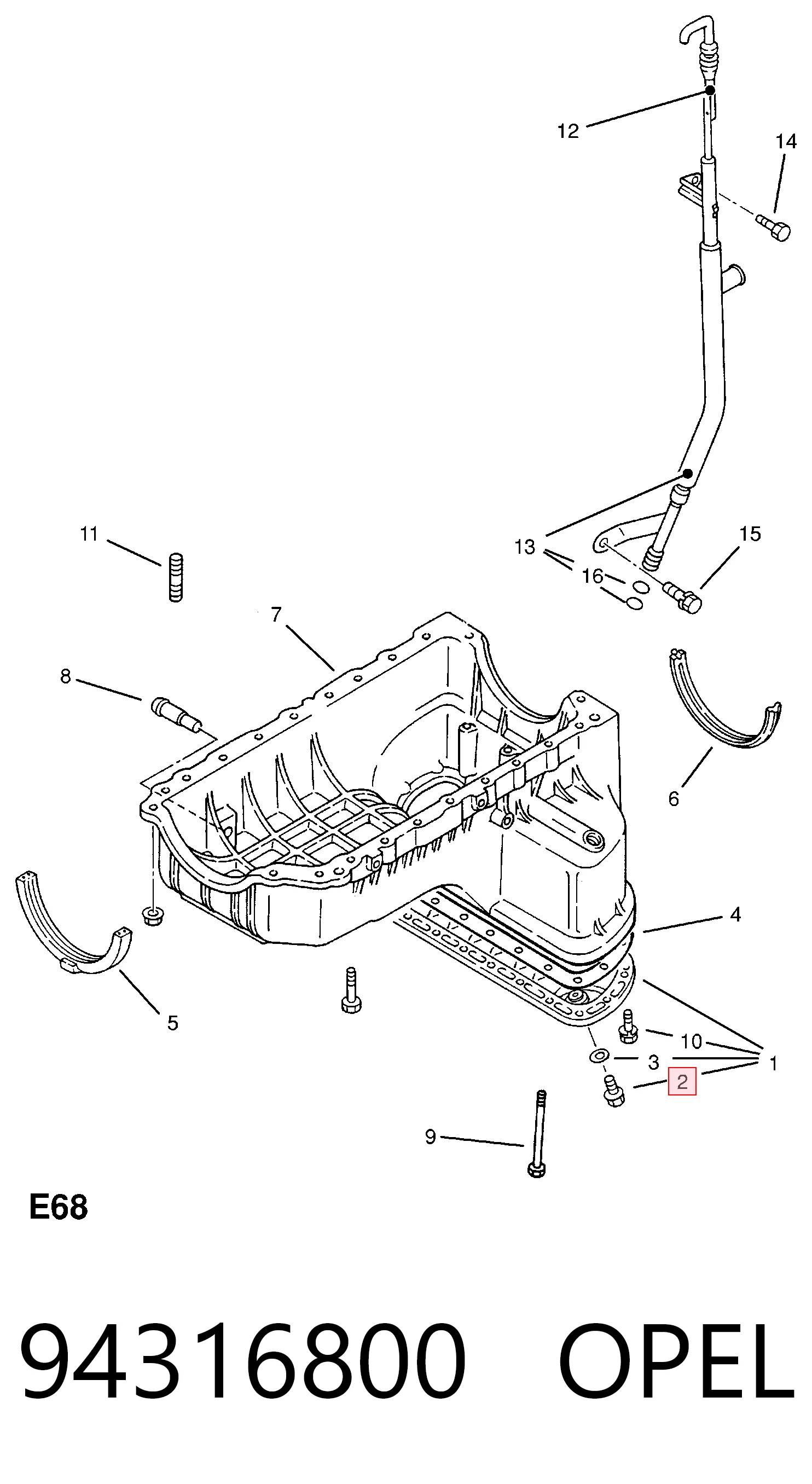 94316800 Opel