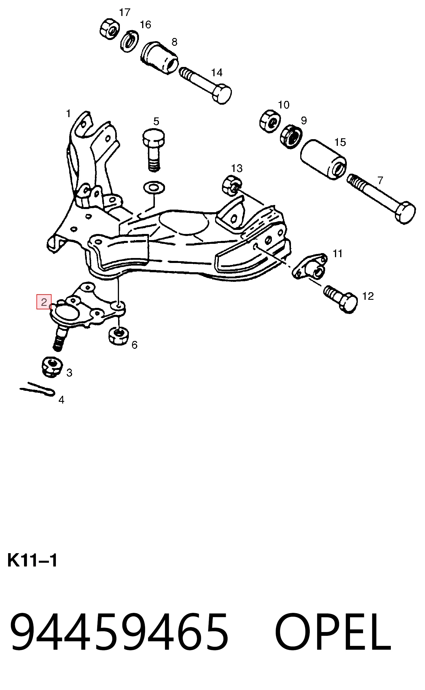 94459465 Opel
