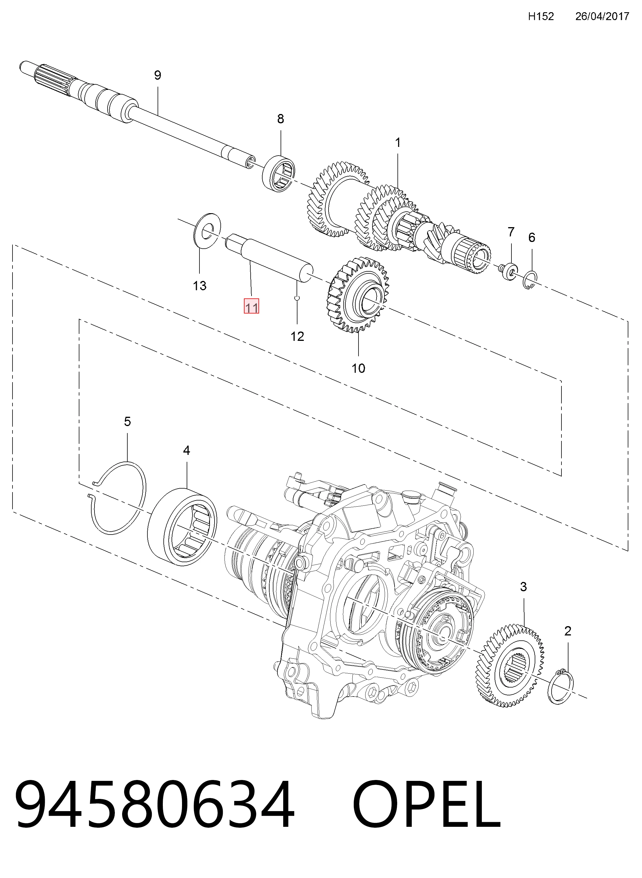 94580634 Opel