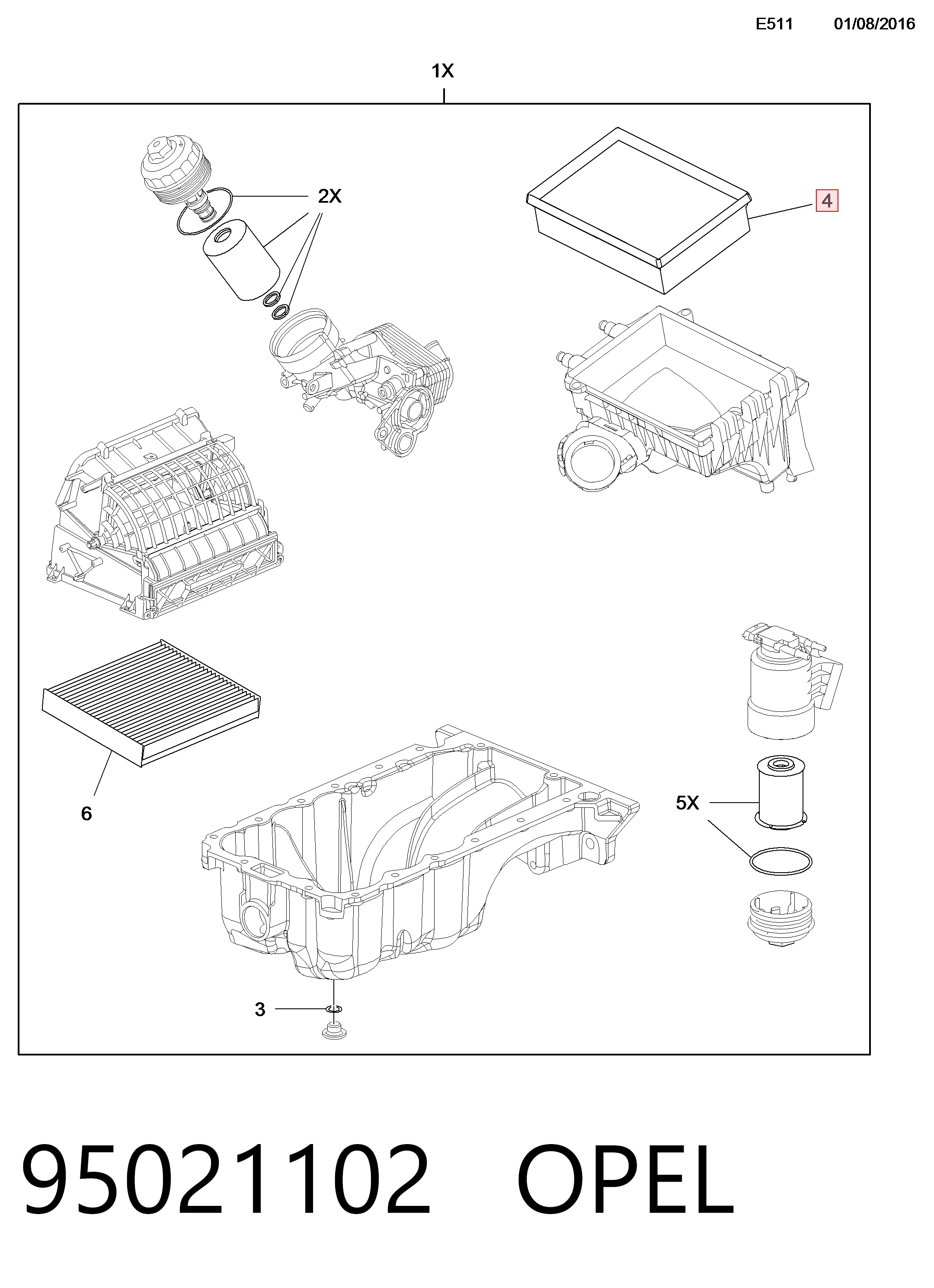 95021102 Opel