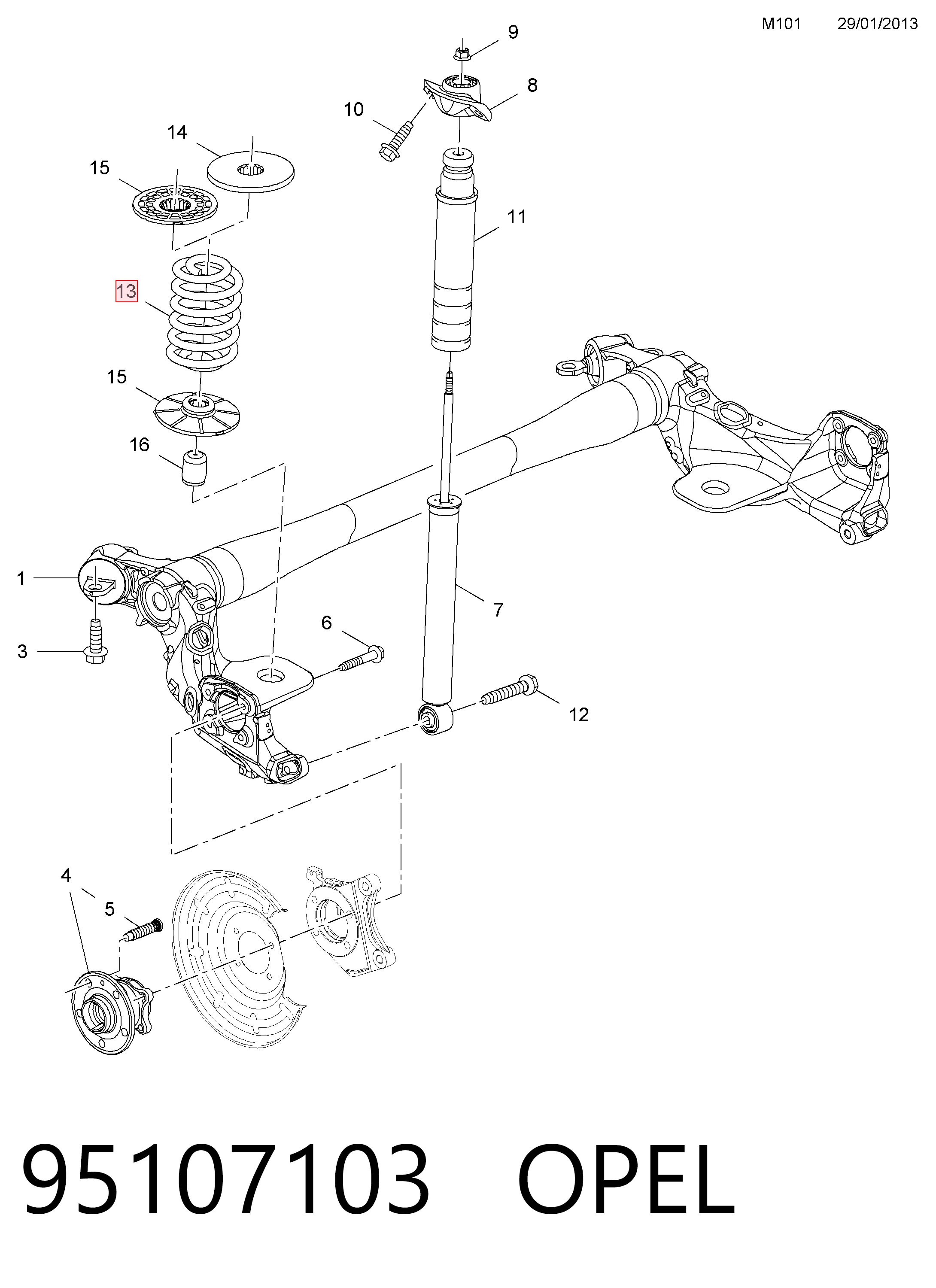 95107103 Opel