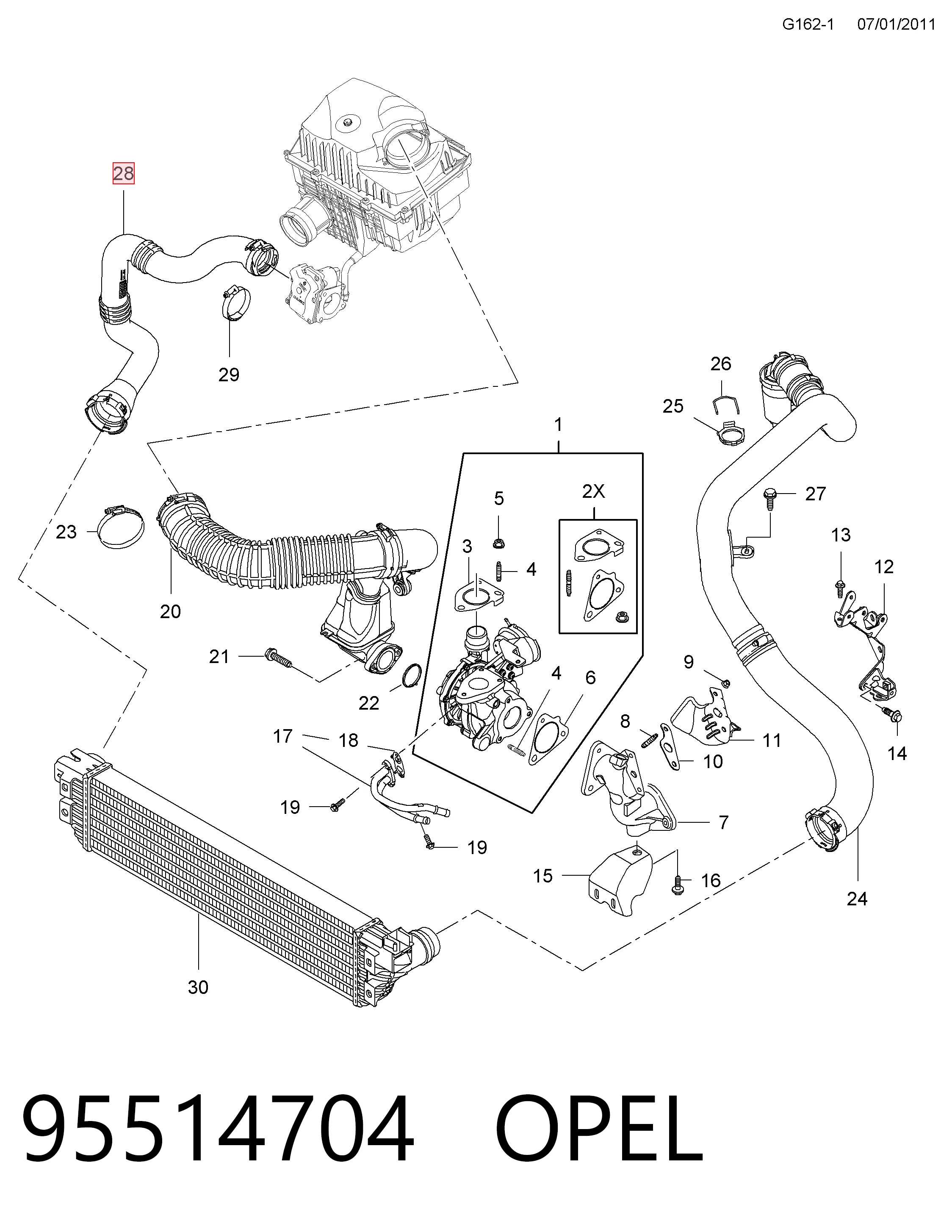 95514704 Opel