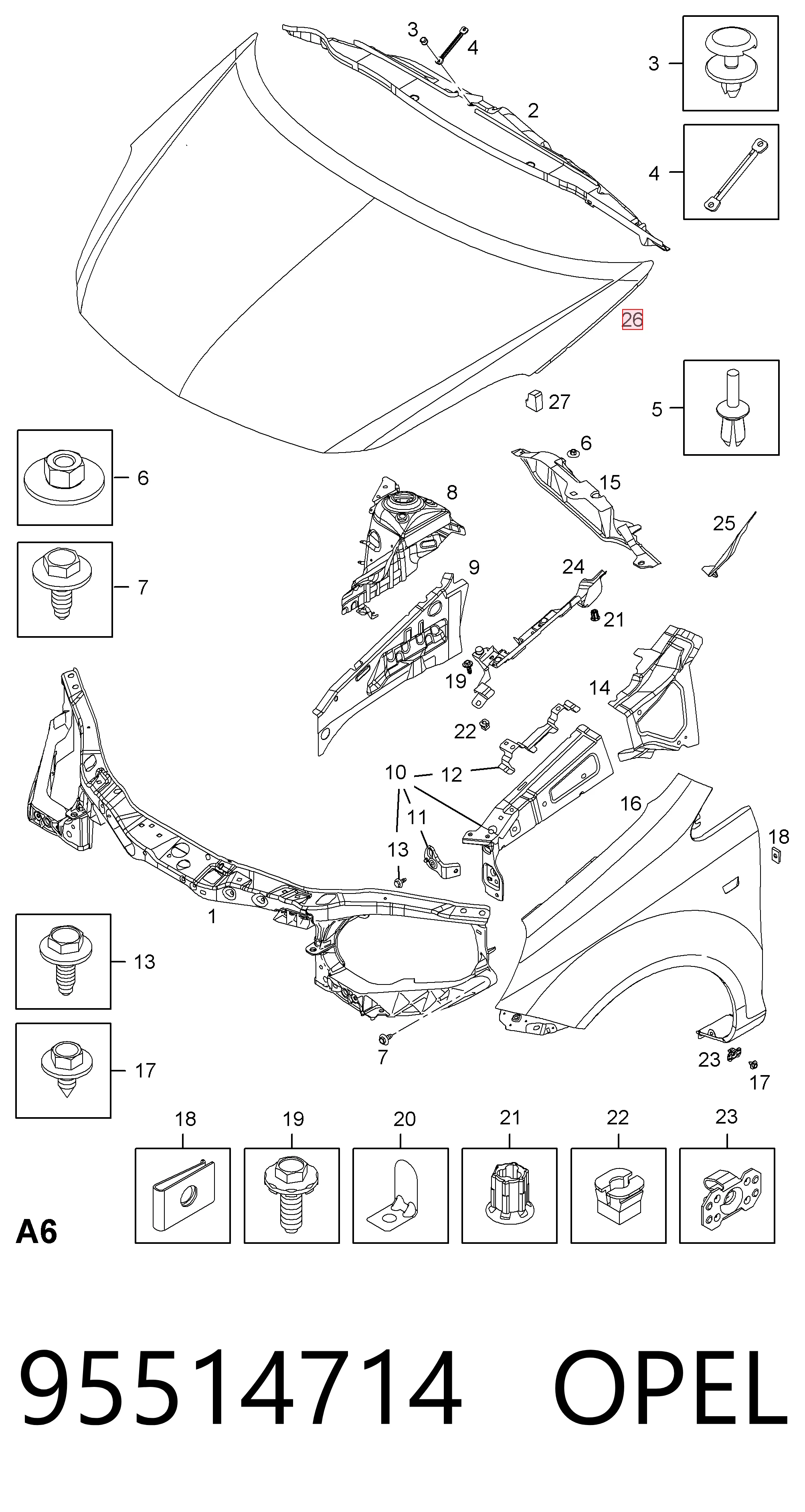 Comprar Capó Opel Corsa D S07