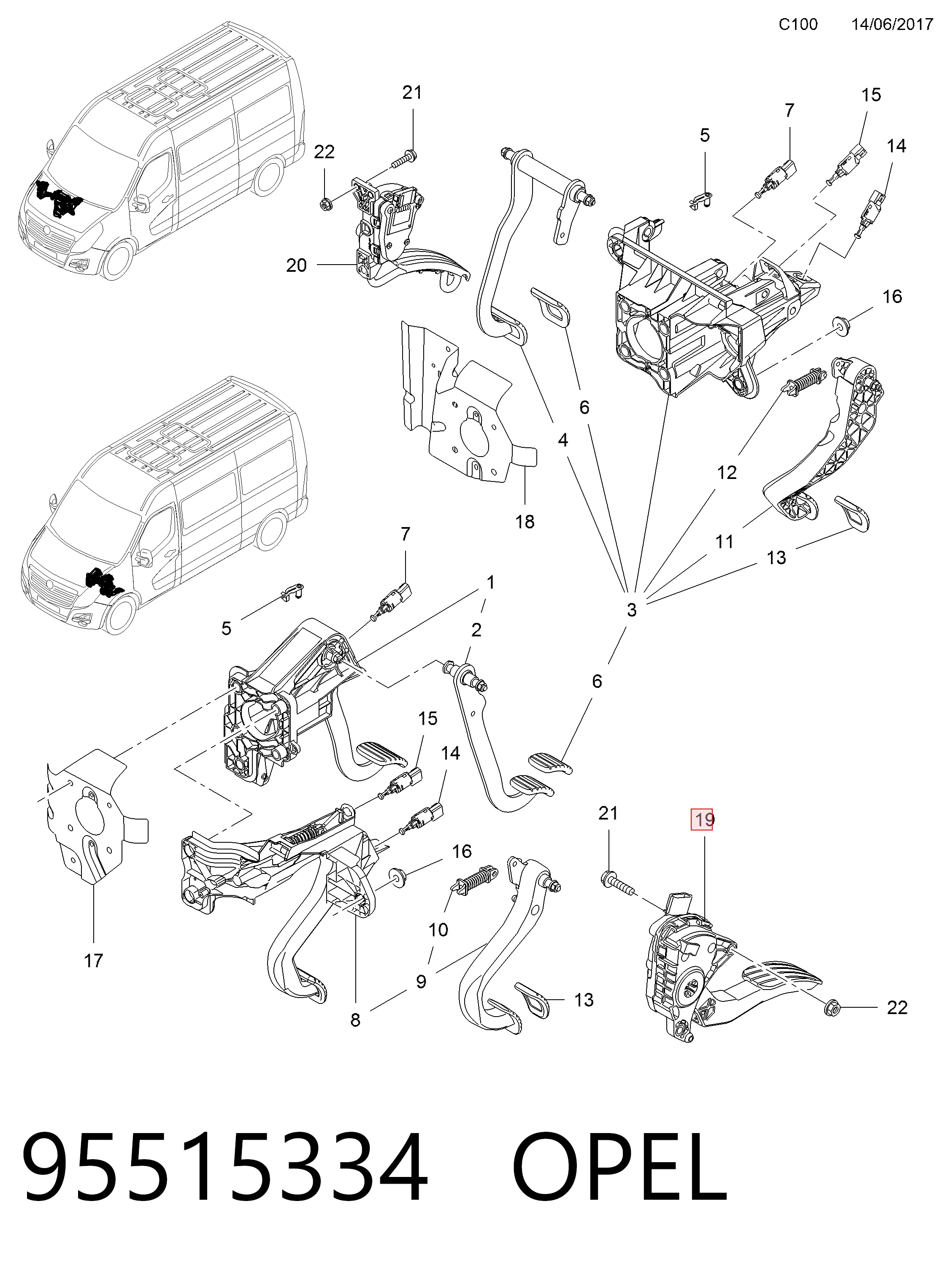 95515334 Opel