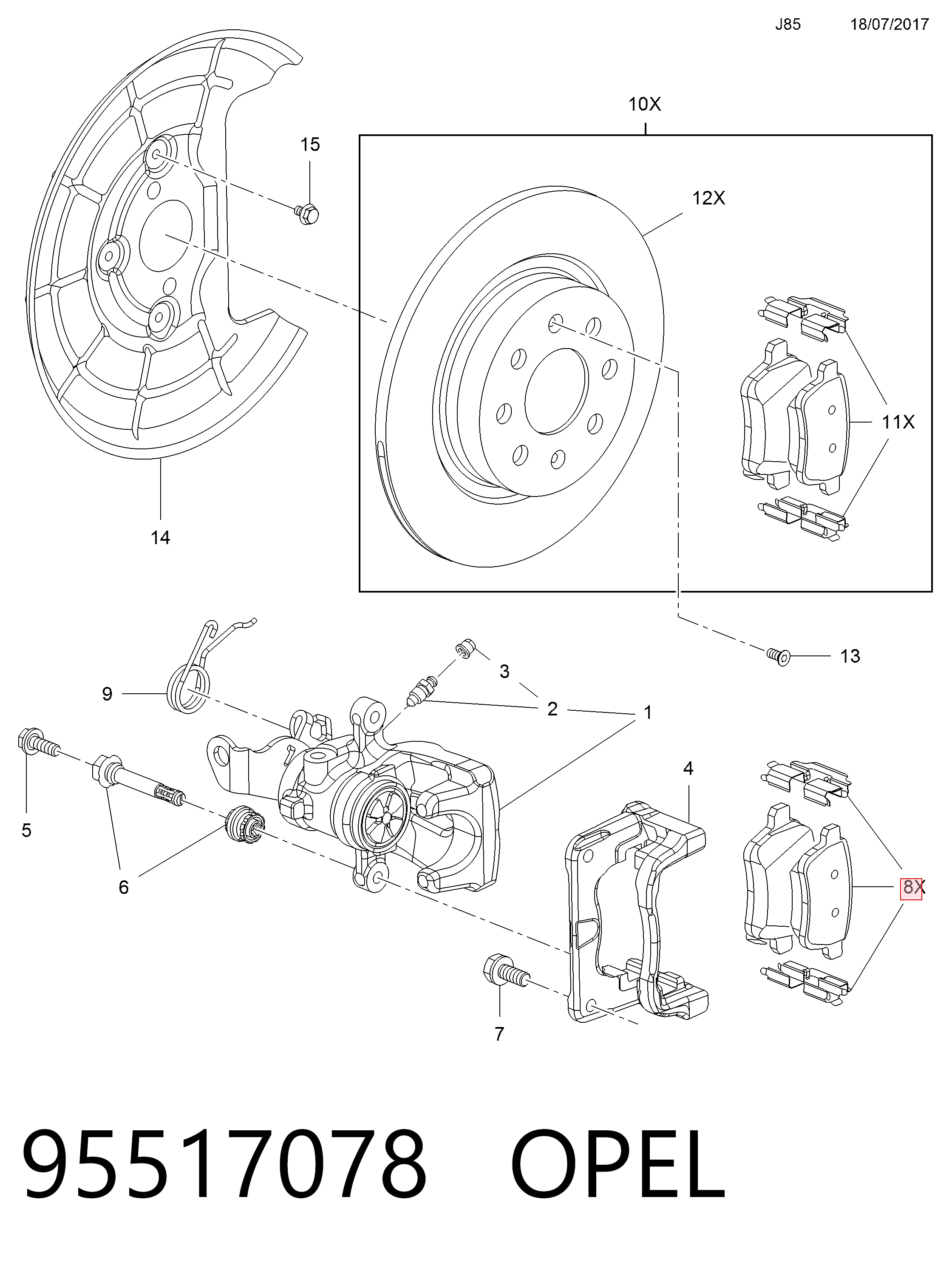 95517078 Opel