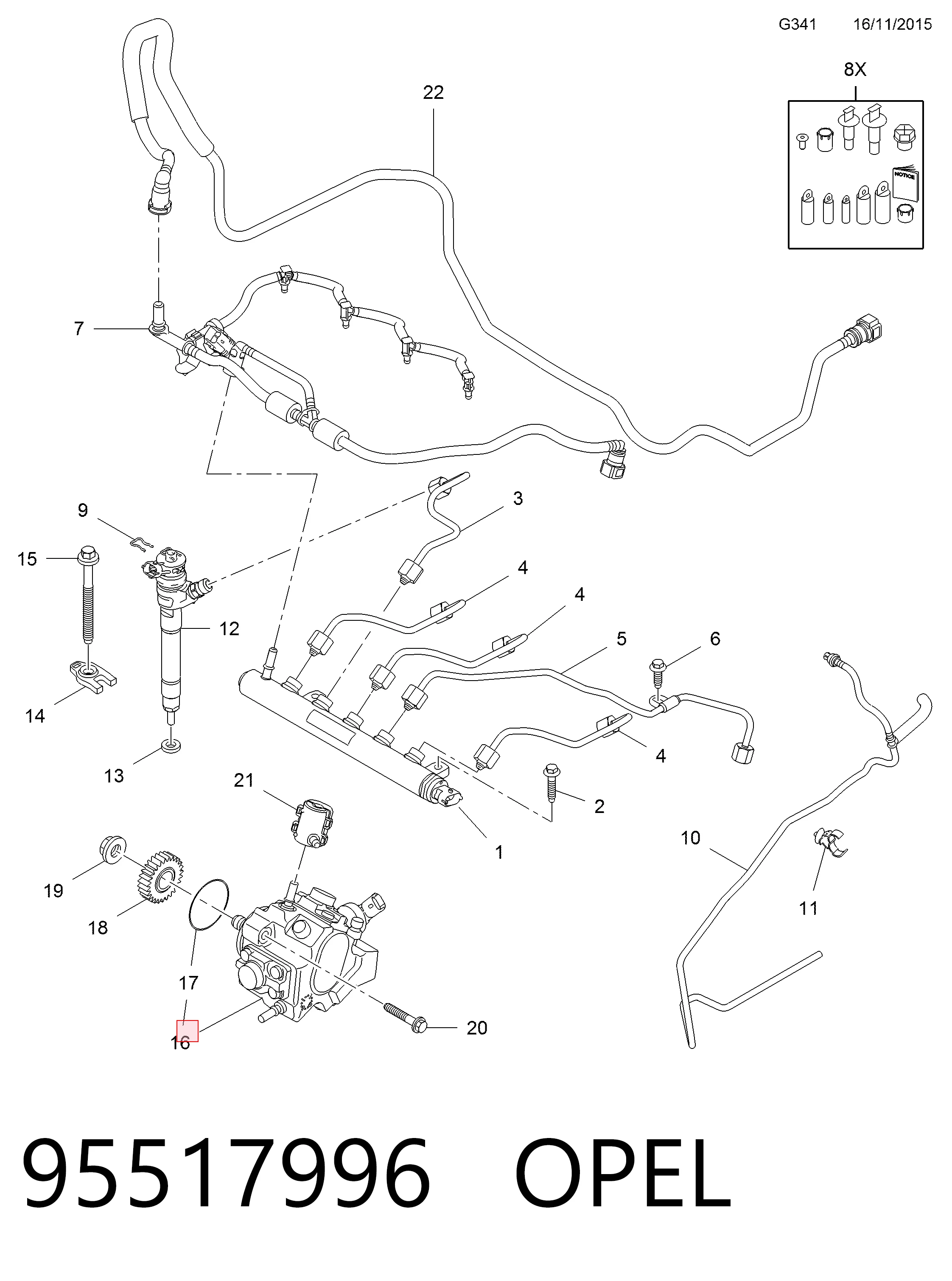 Comprar 95530254 Peugeot/Citroen Bomba inyectora
