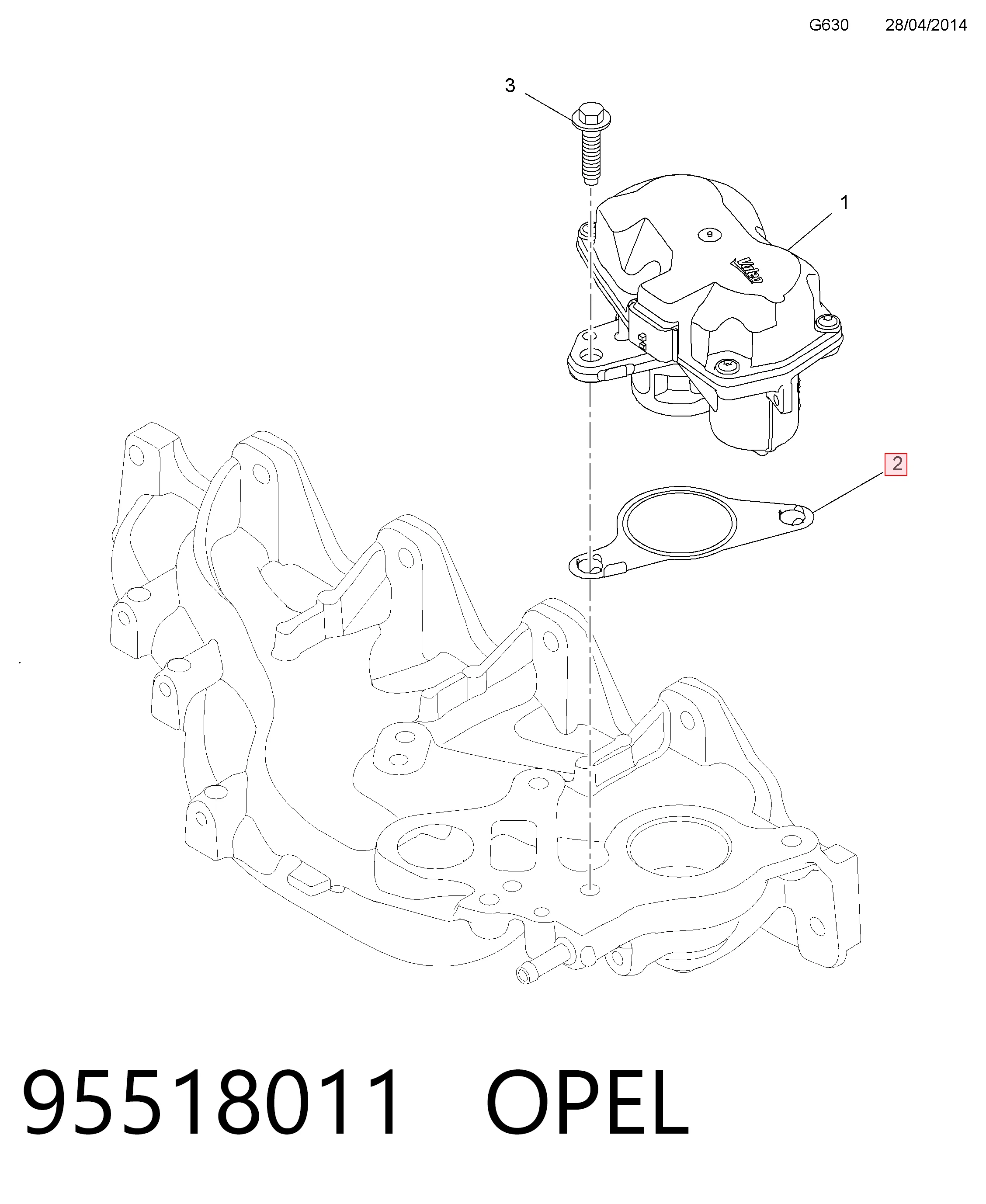 95518011 Opel