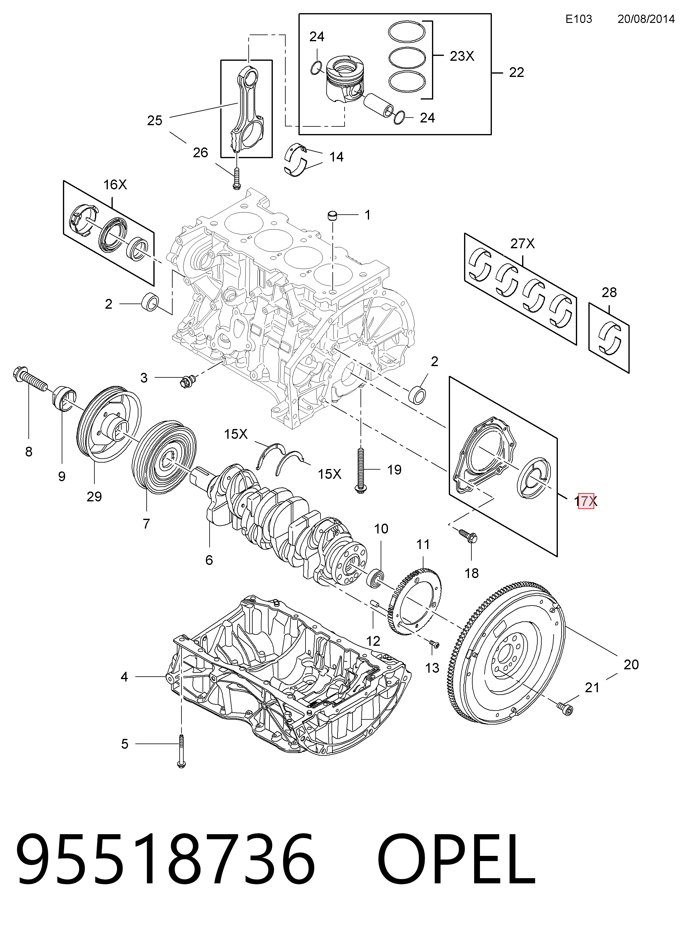 95518736 Opel