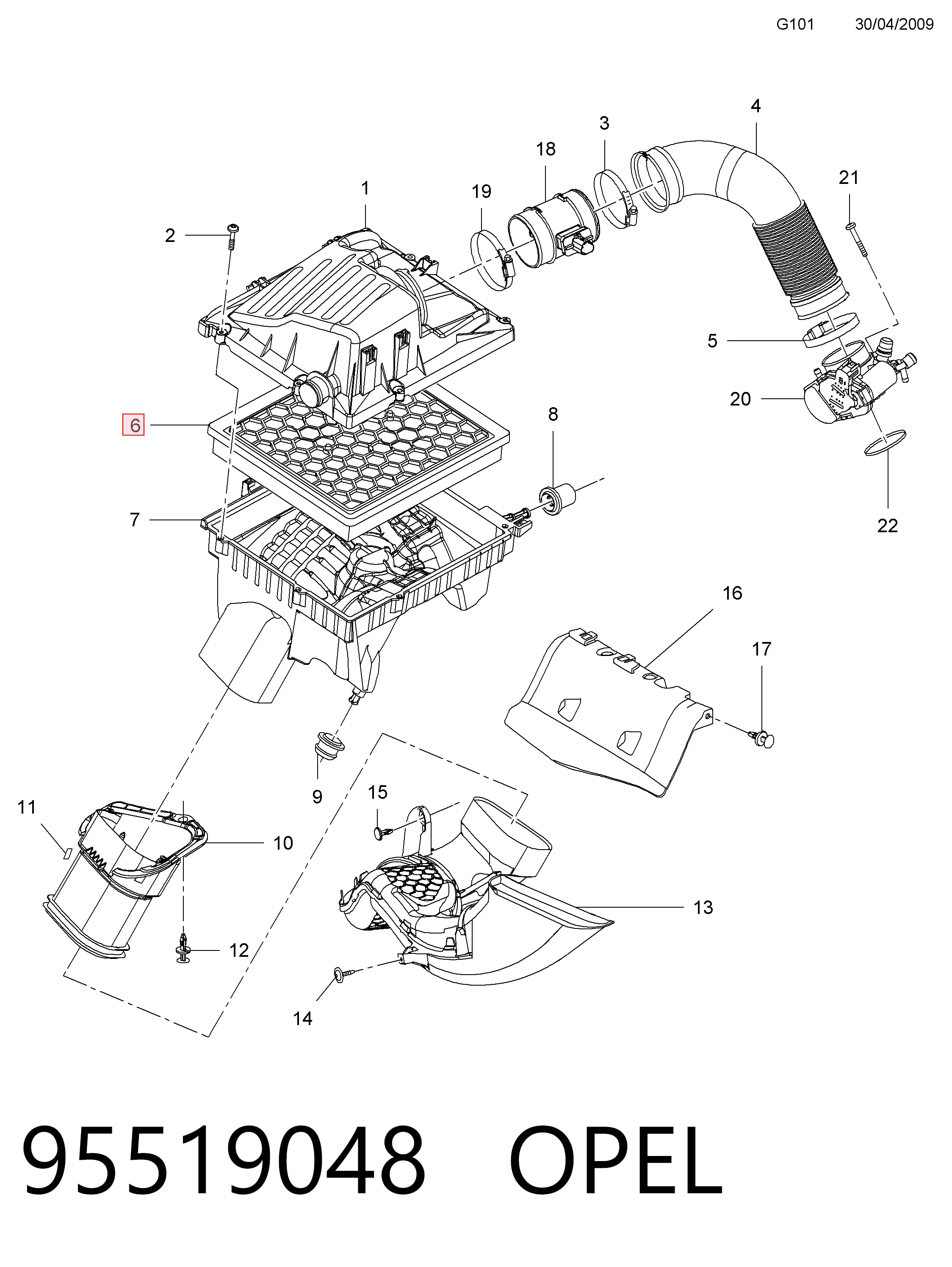 95519048 Opel