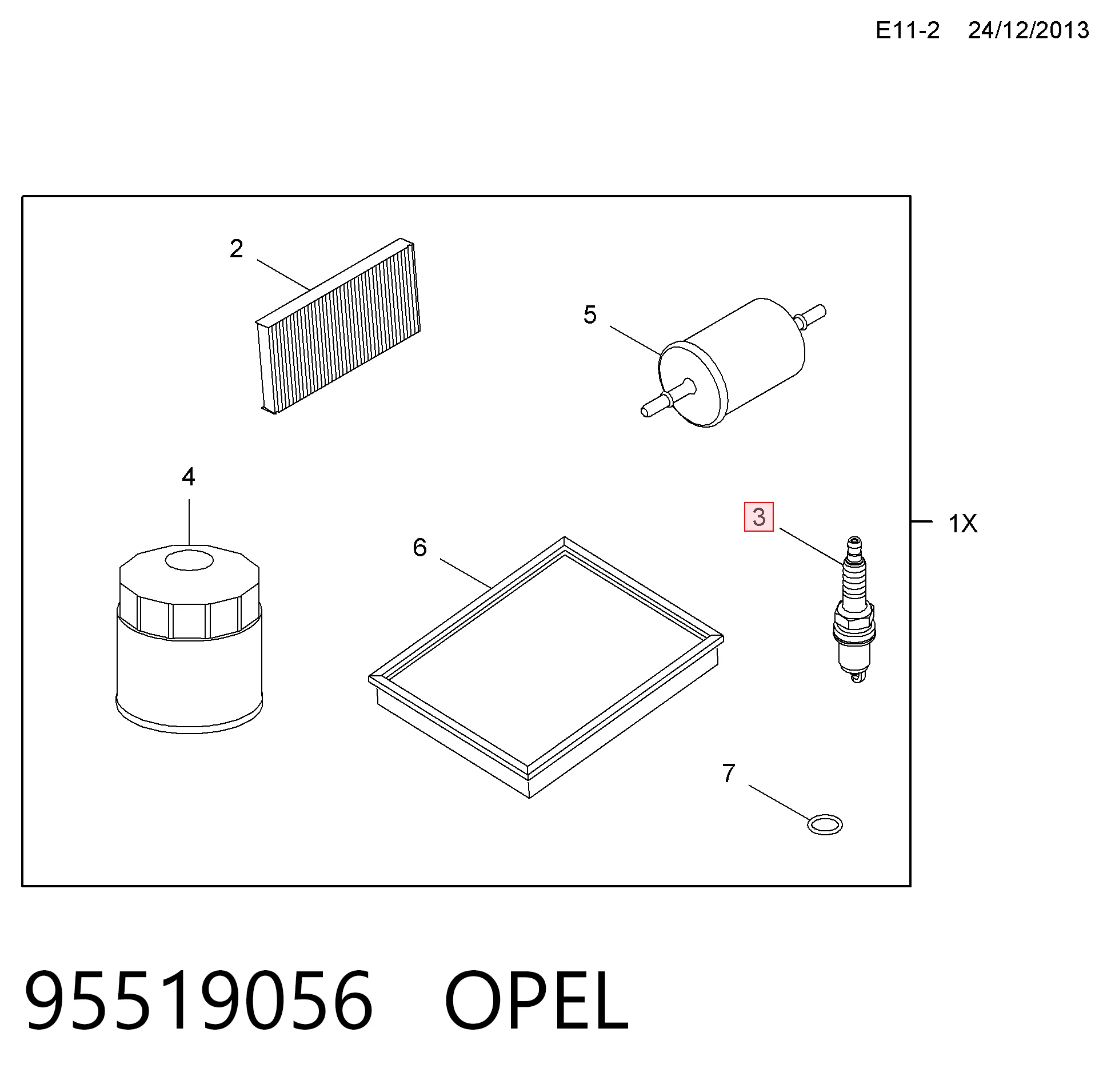 95519056 Opel