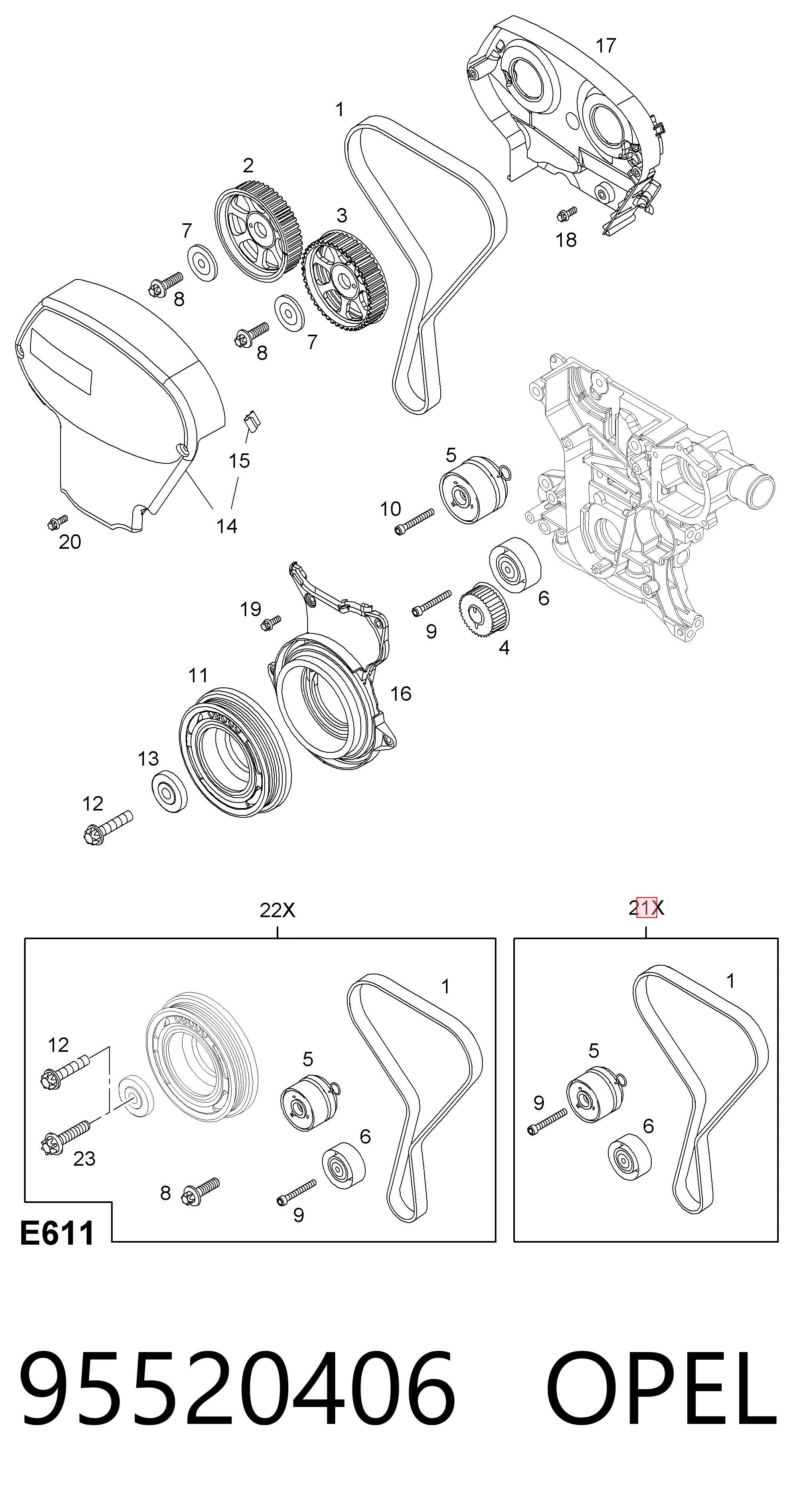 95520406 Opel