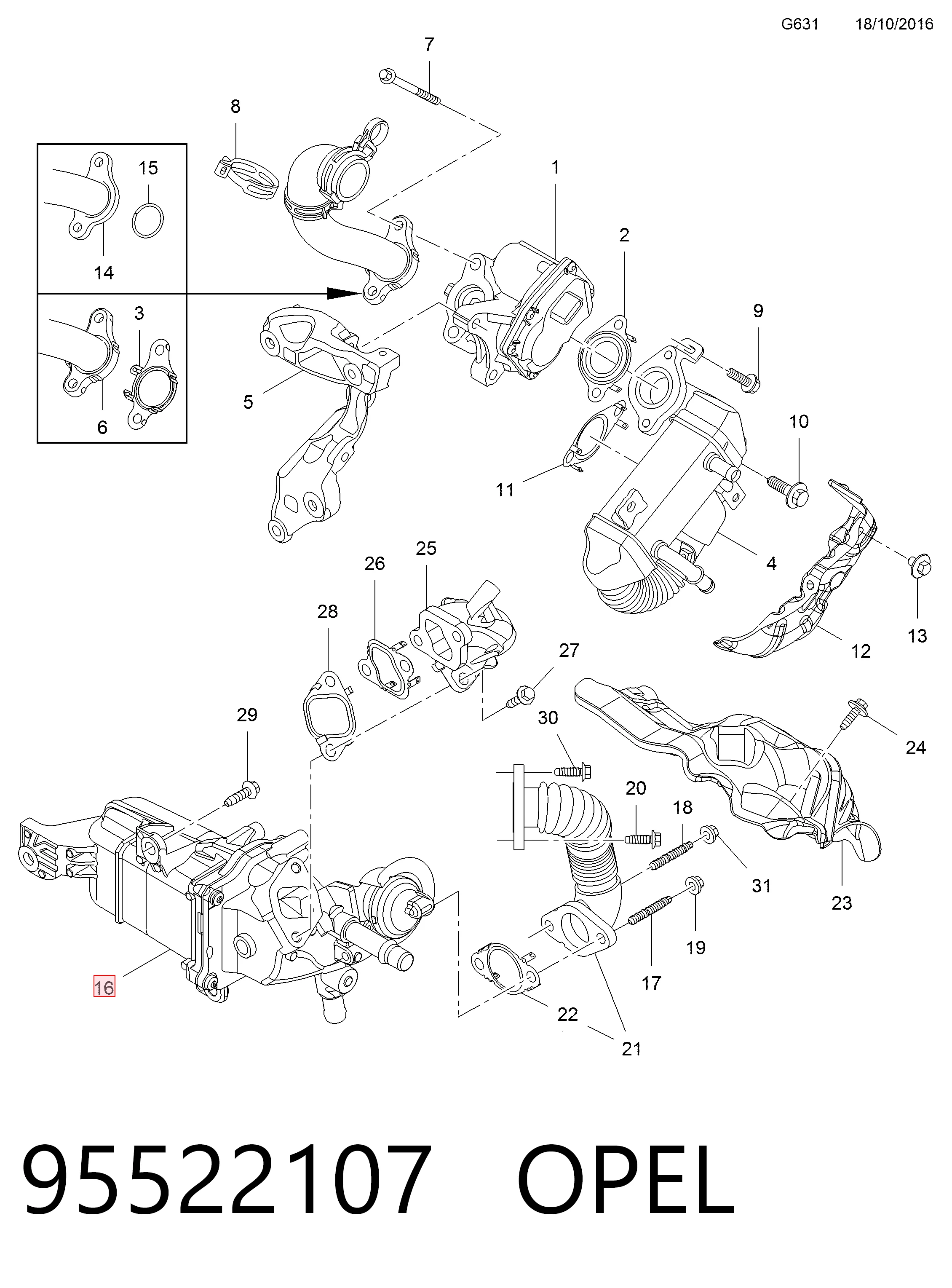 95522107 Opel