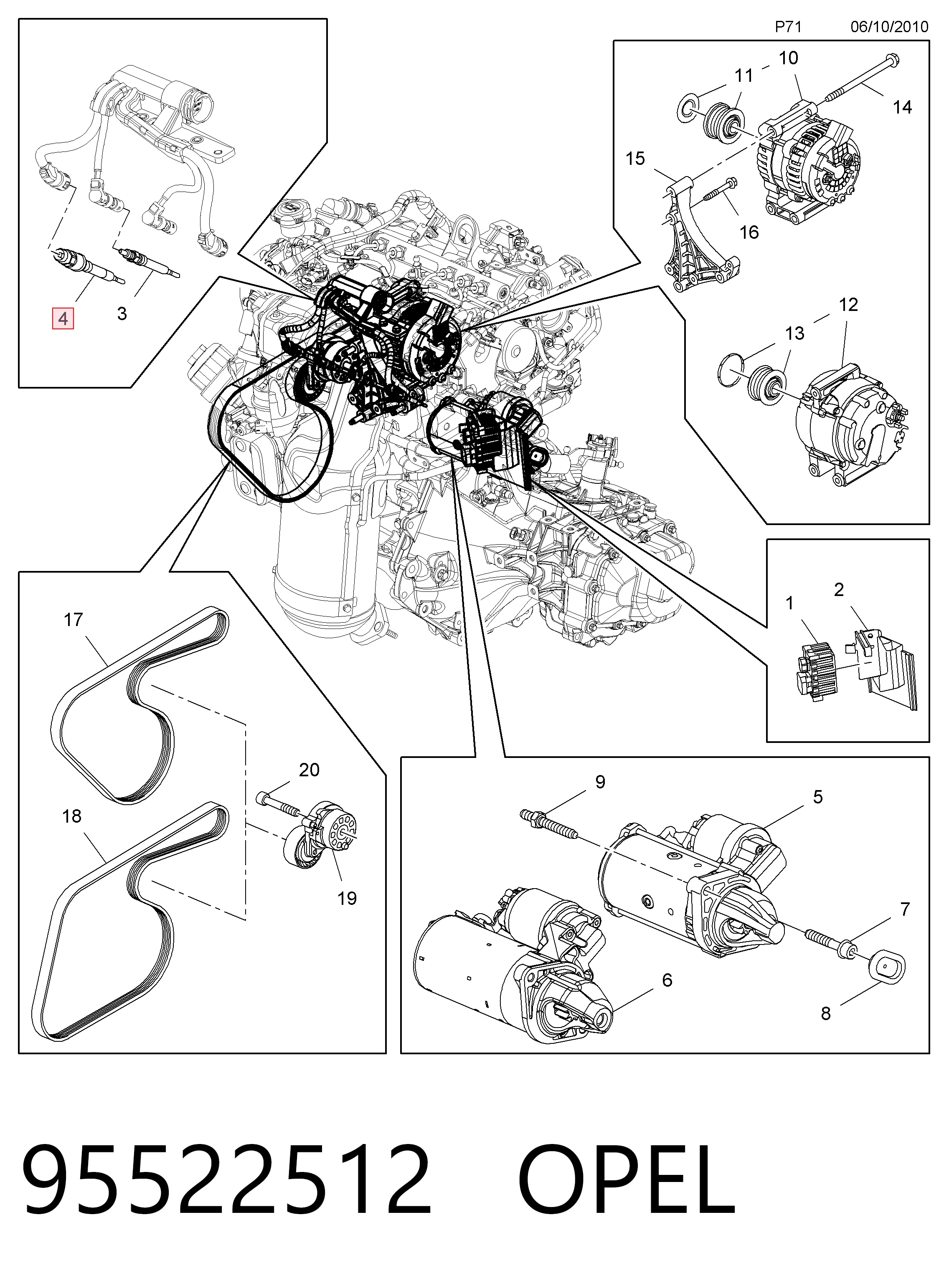 95522512 Opel
