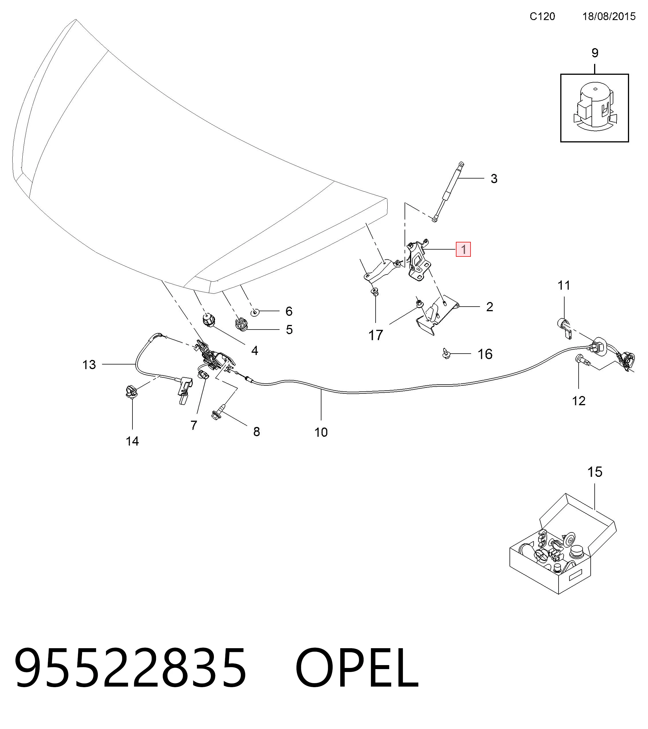 95522835 Opel