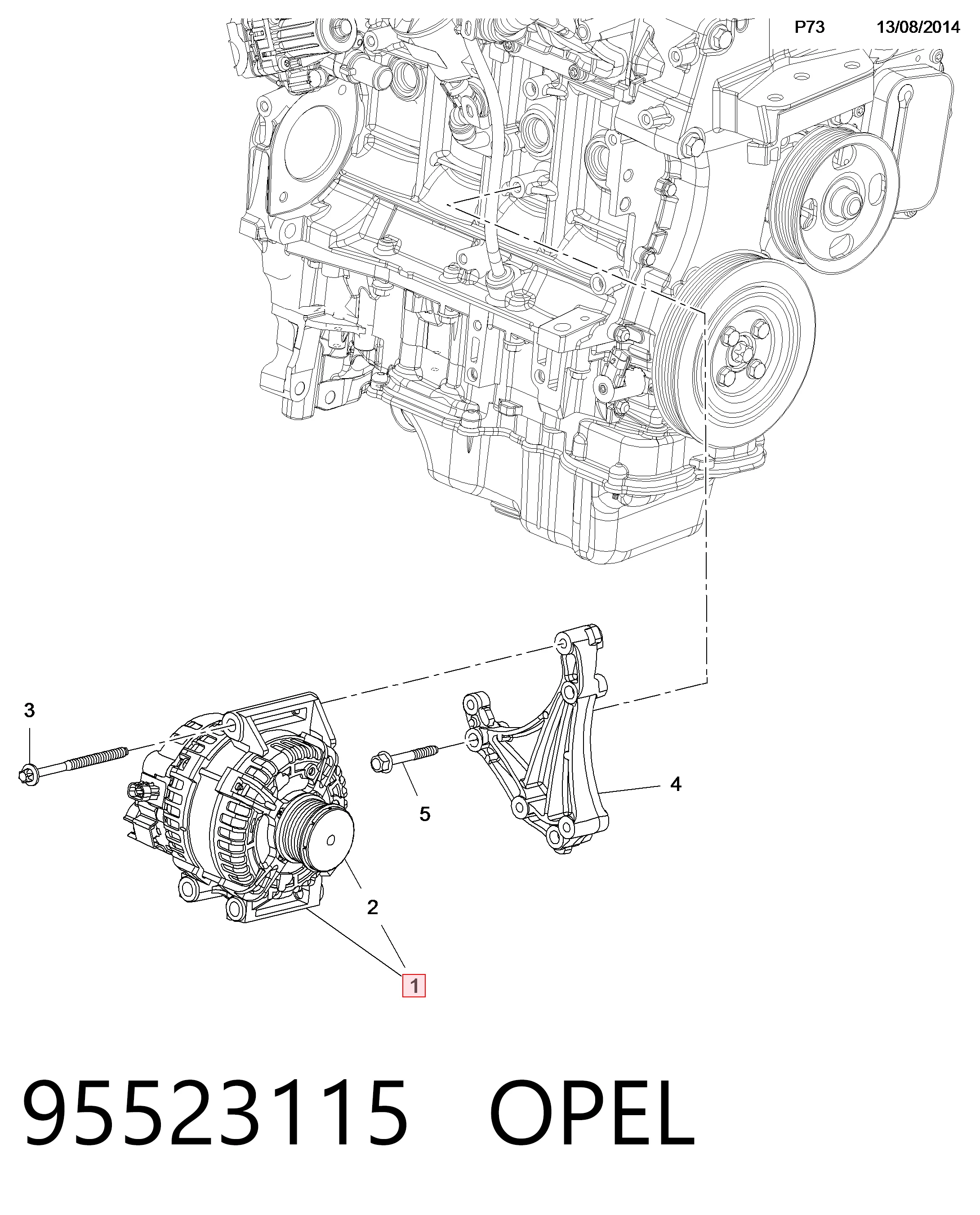 95523115 Opel