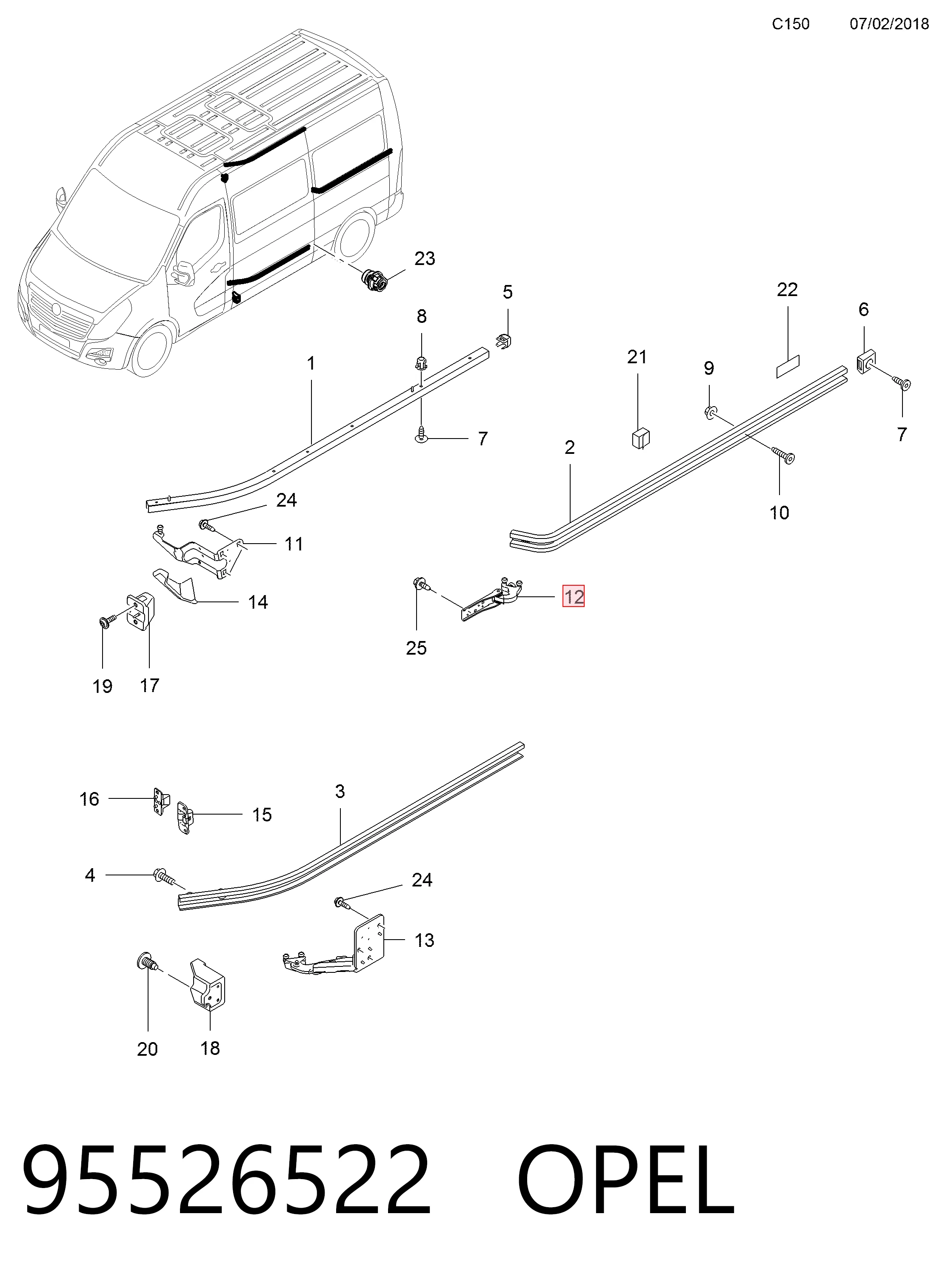 95526522 Opel