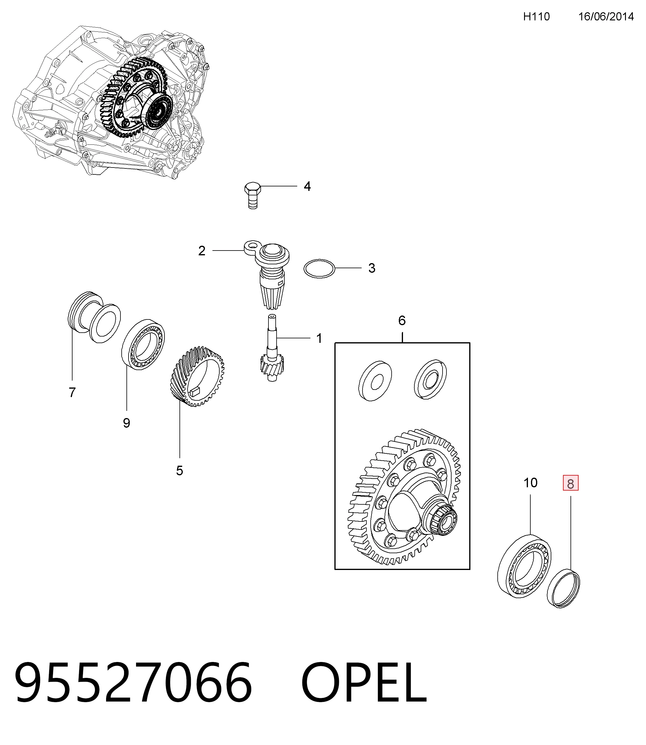 95527066 Opel