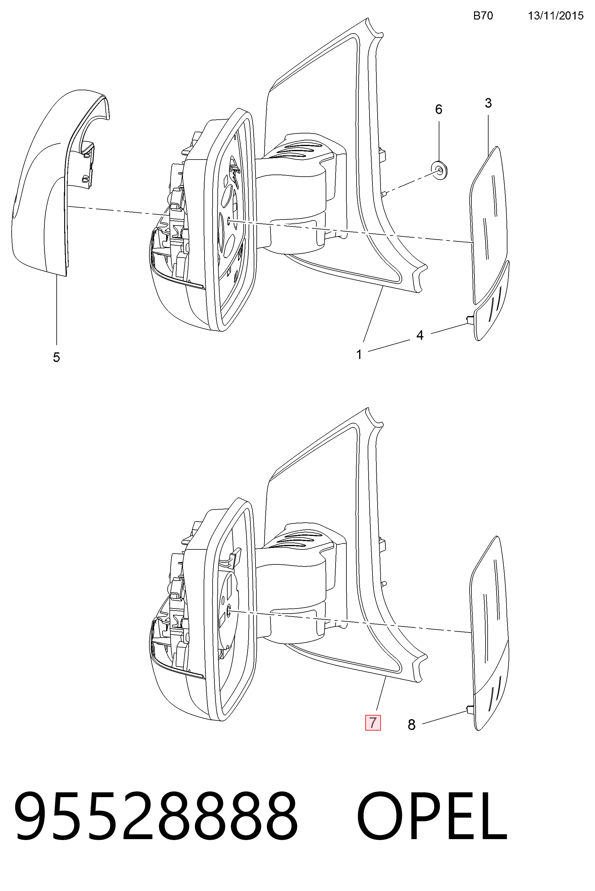 95528888 Opel