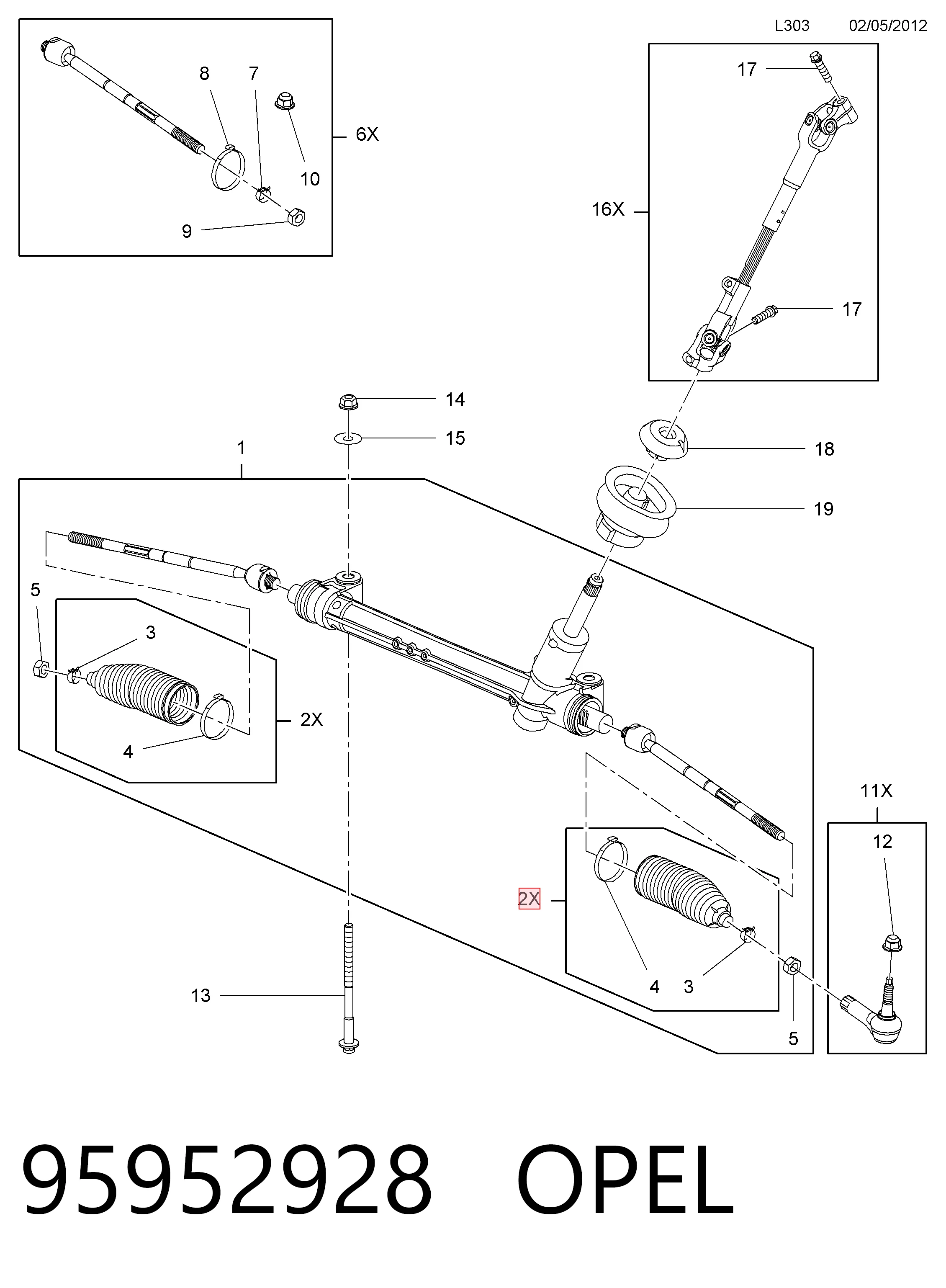 95952928 Opel