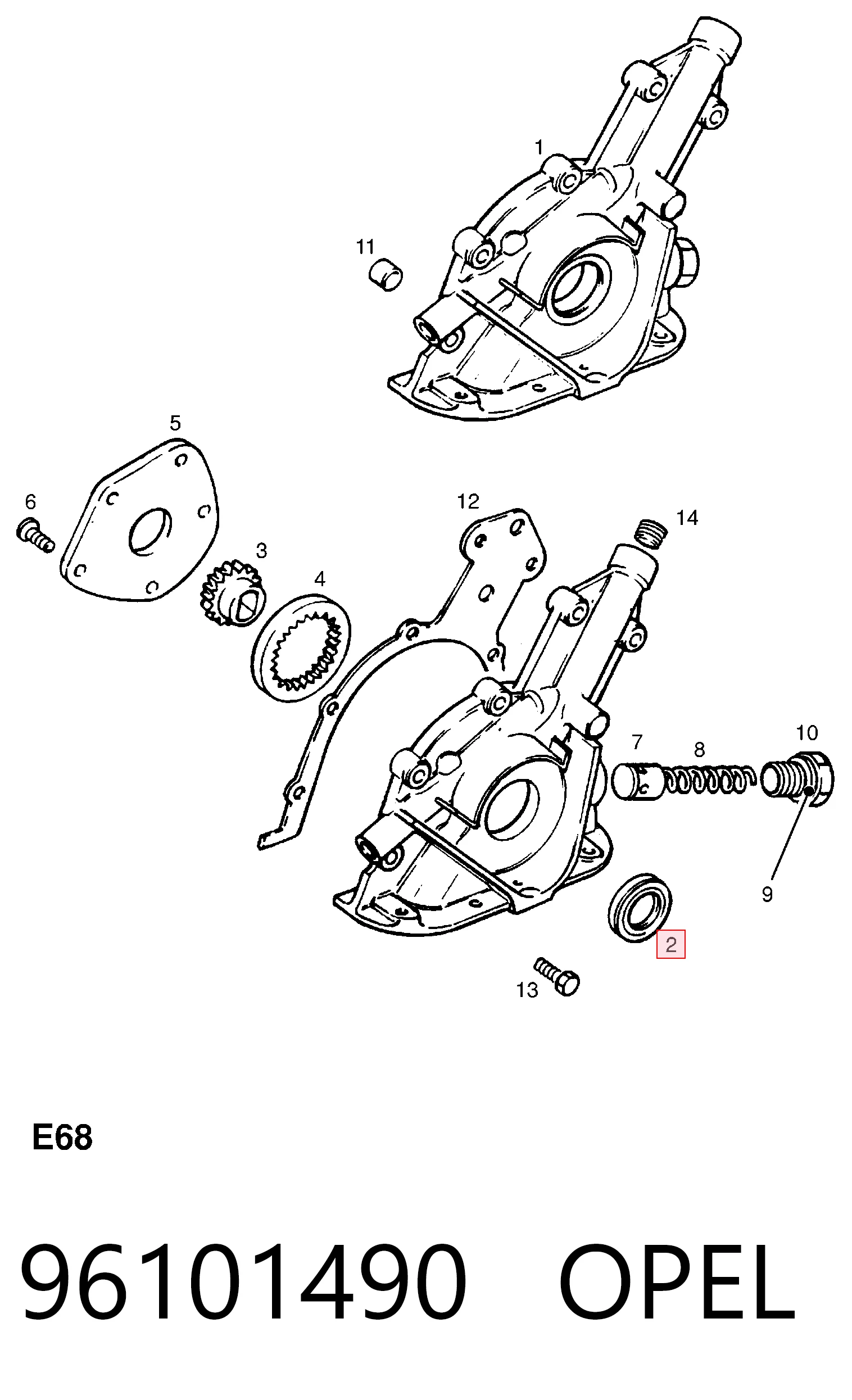 96101490 Opel