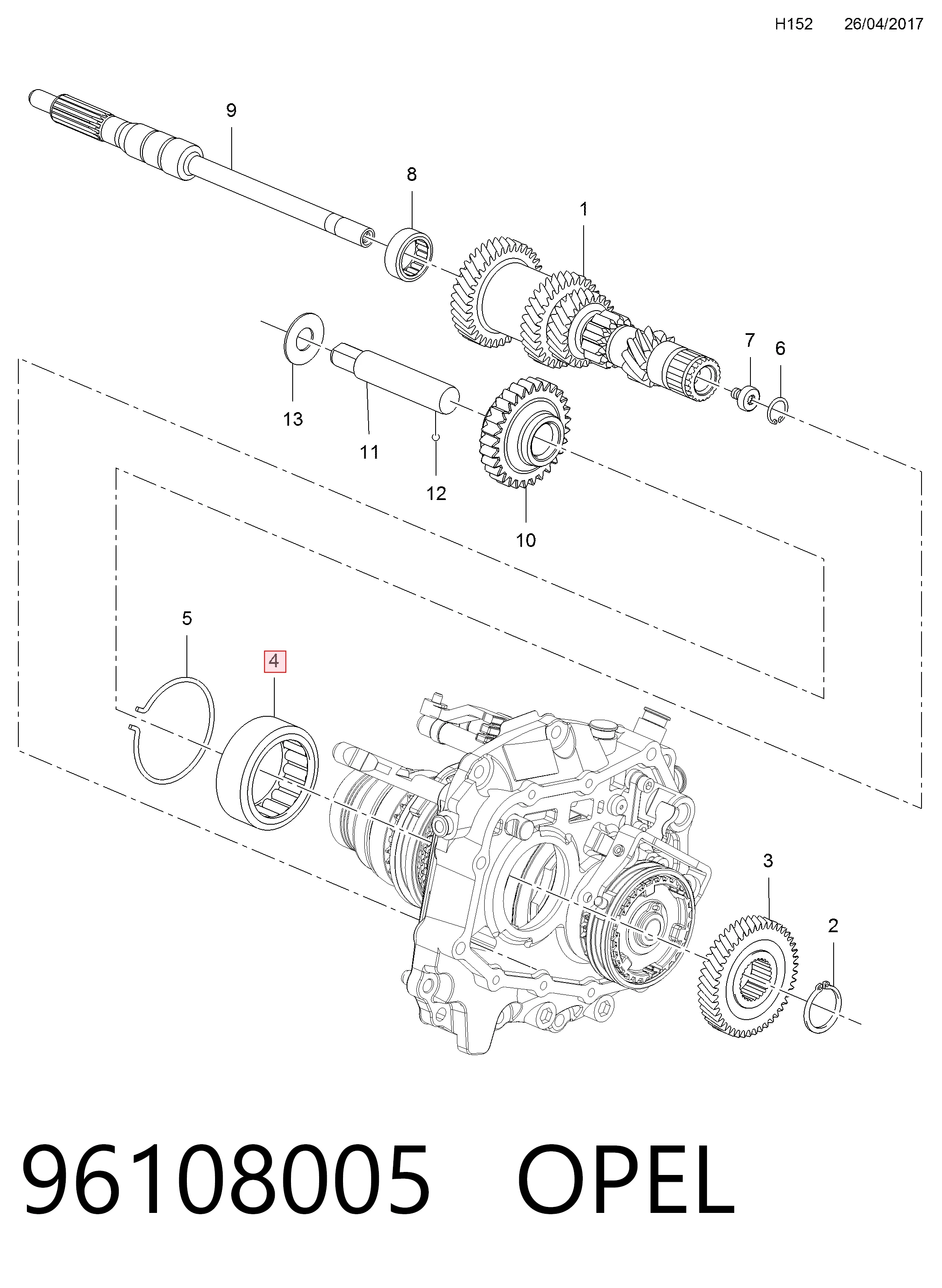 96108005 Opel