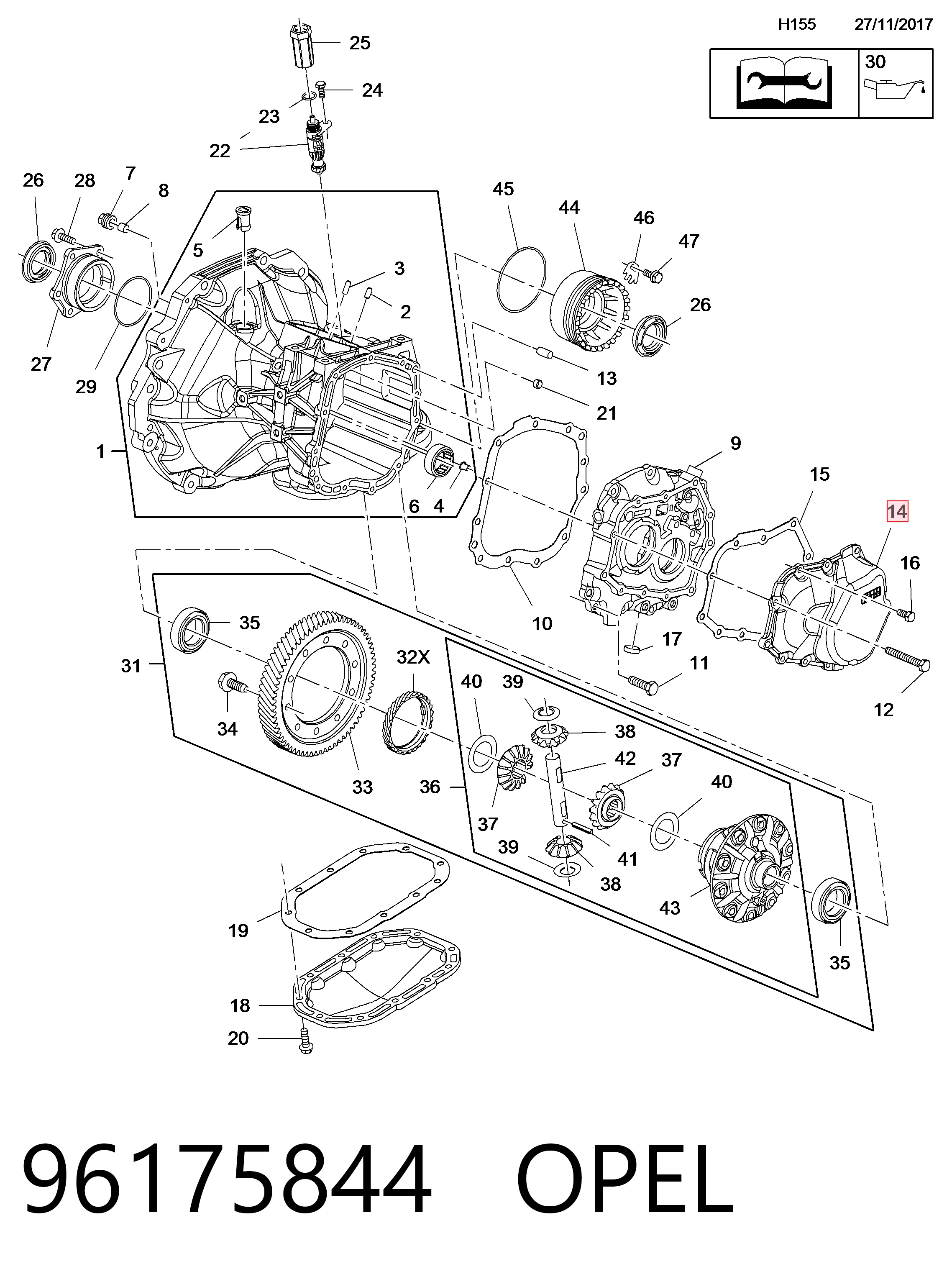 96175844 Opel