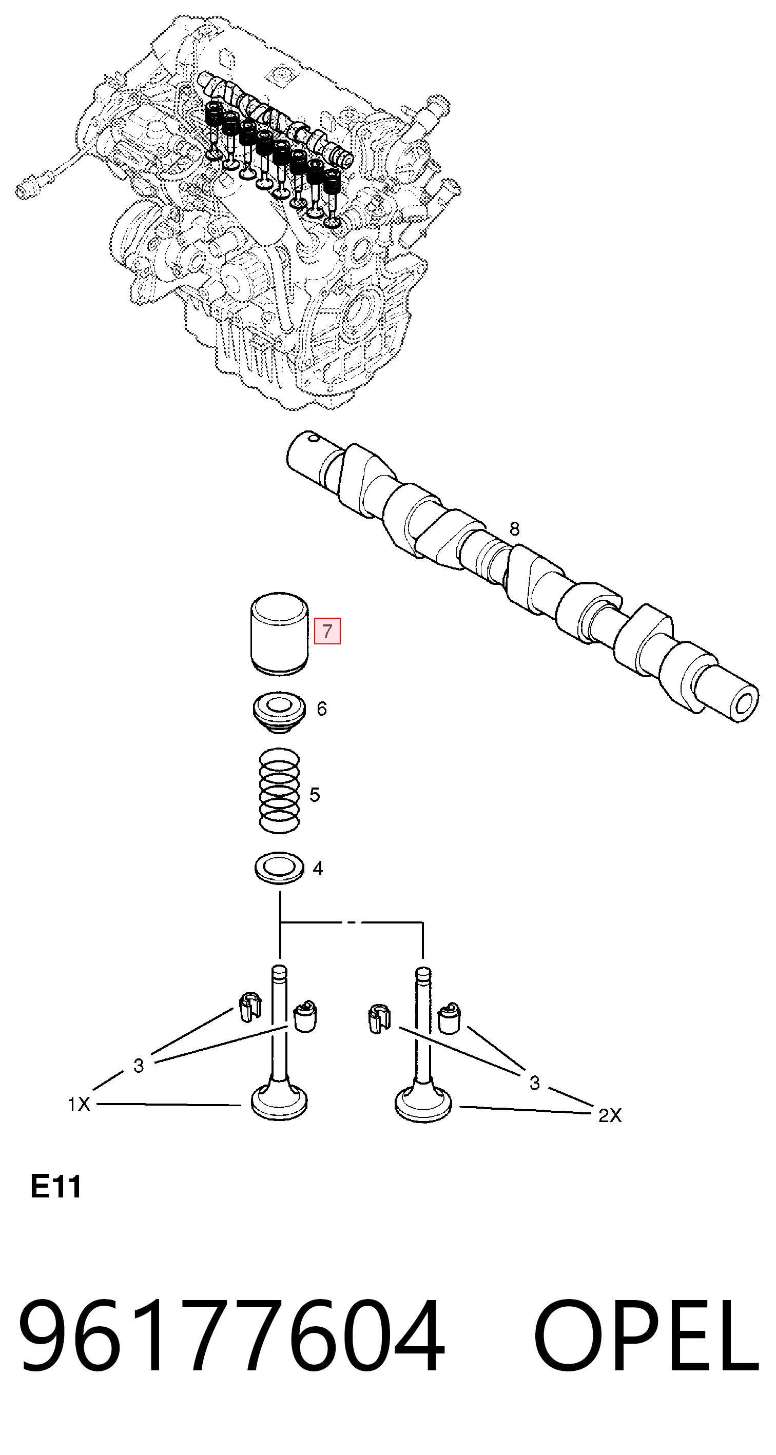 96177604 Opel