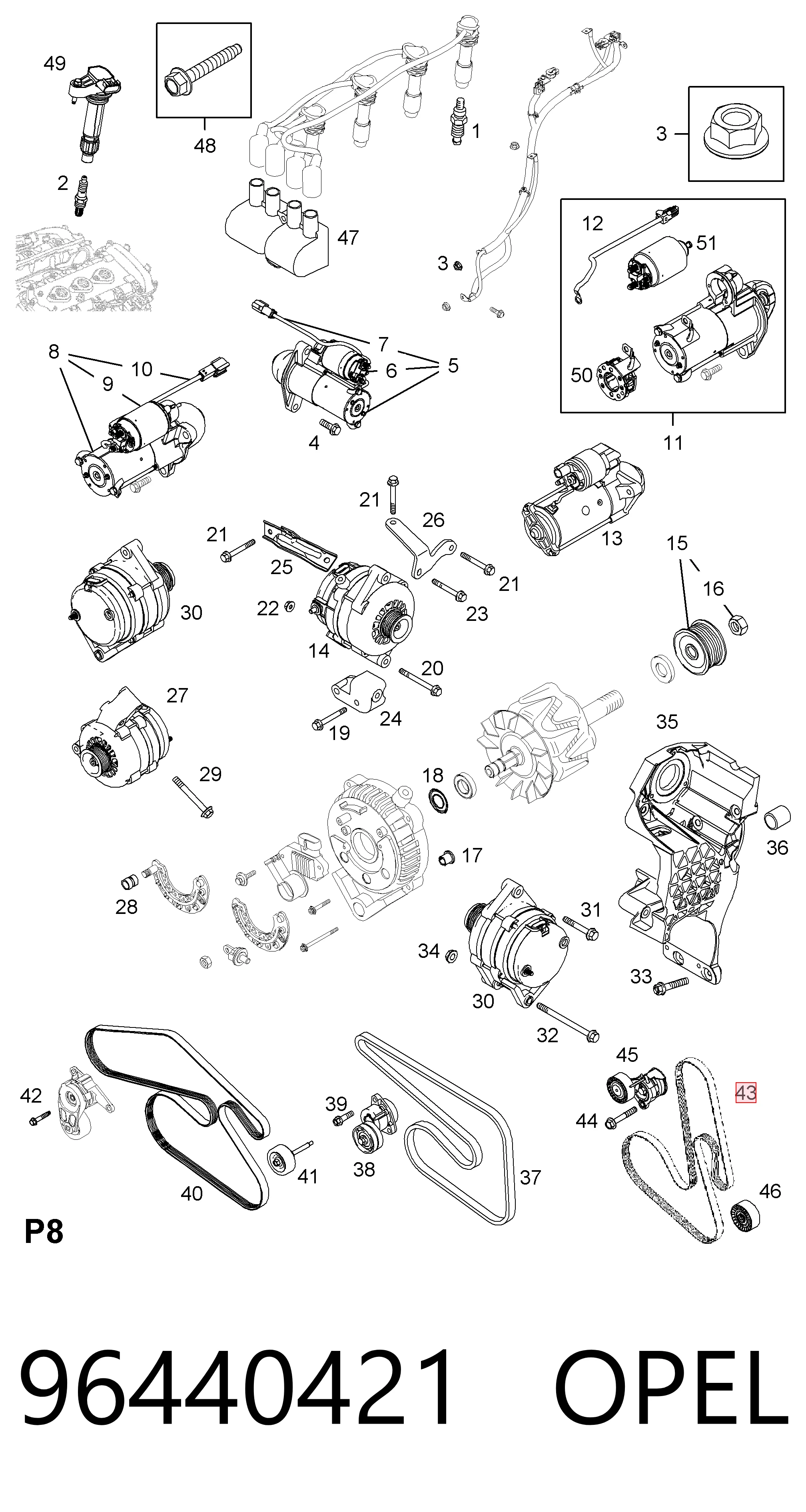 Correa de transmisión trapezoidal BMW 3  desde 20,53 €