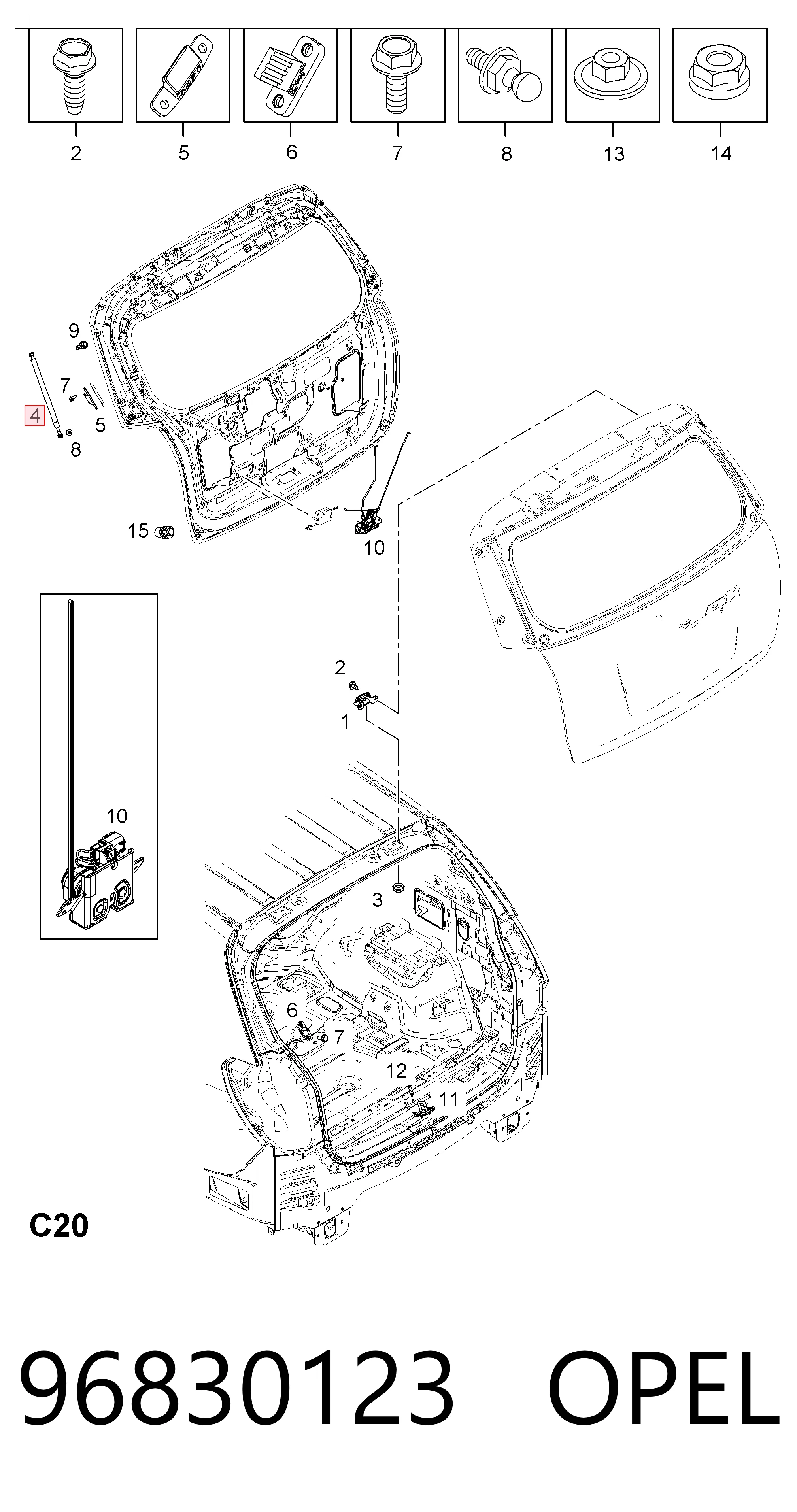 96830123 Opel