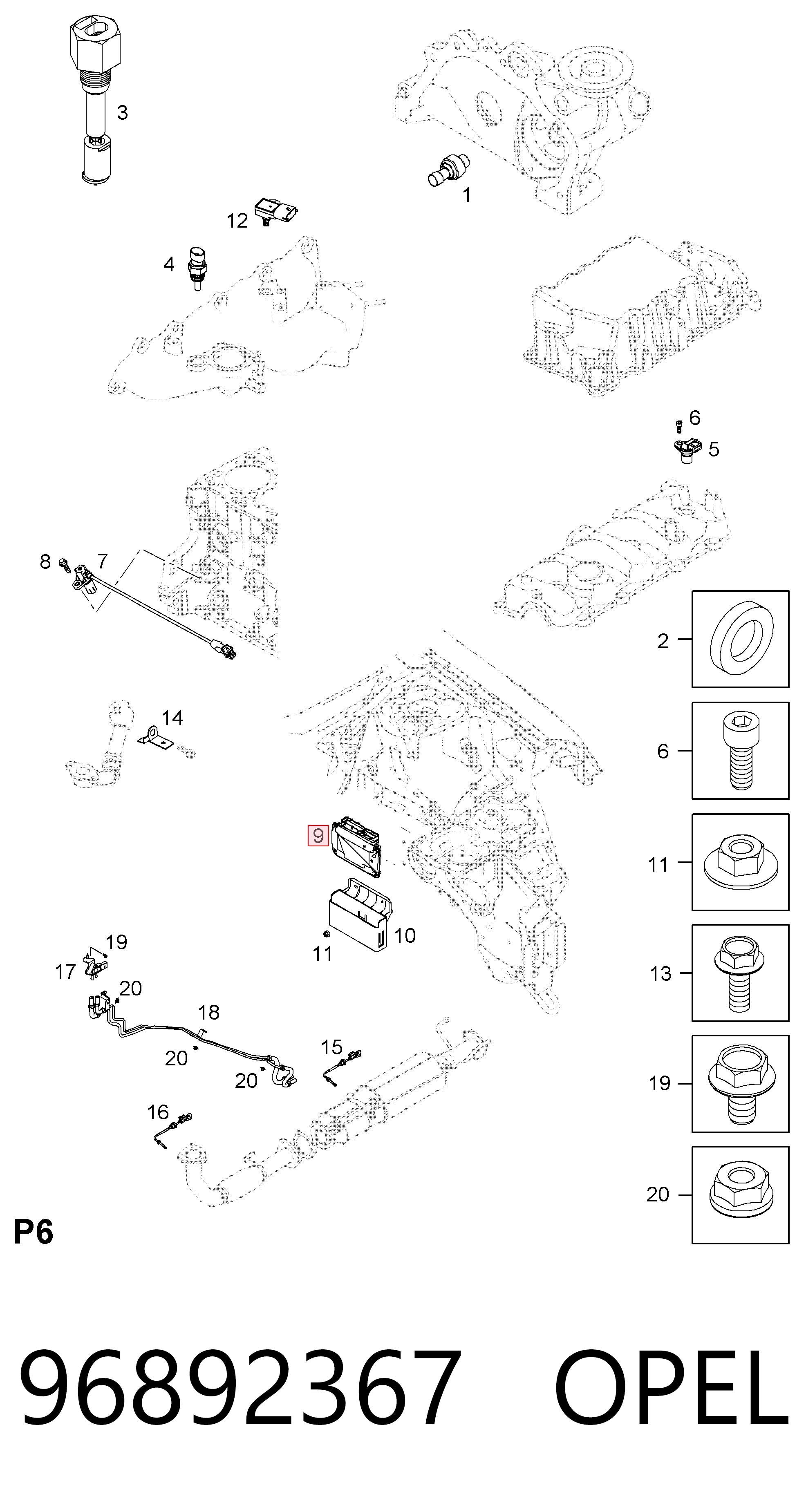 Centralina Del Motor para Chevrolet Captiva I C100