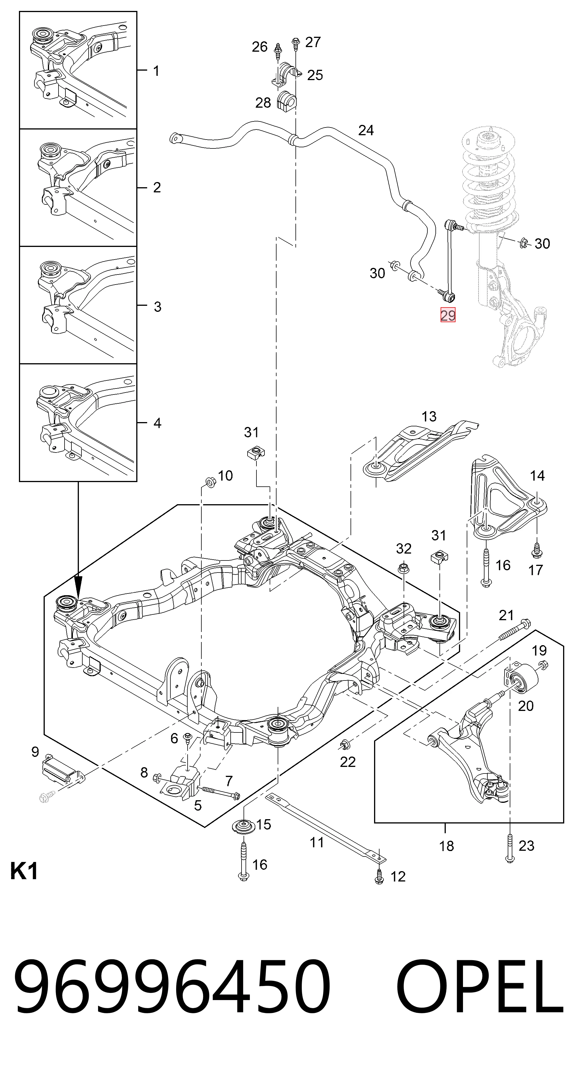 96996450 Opel