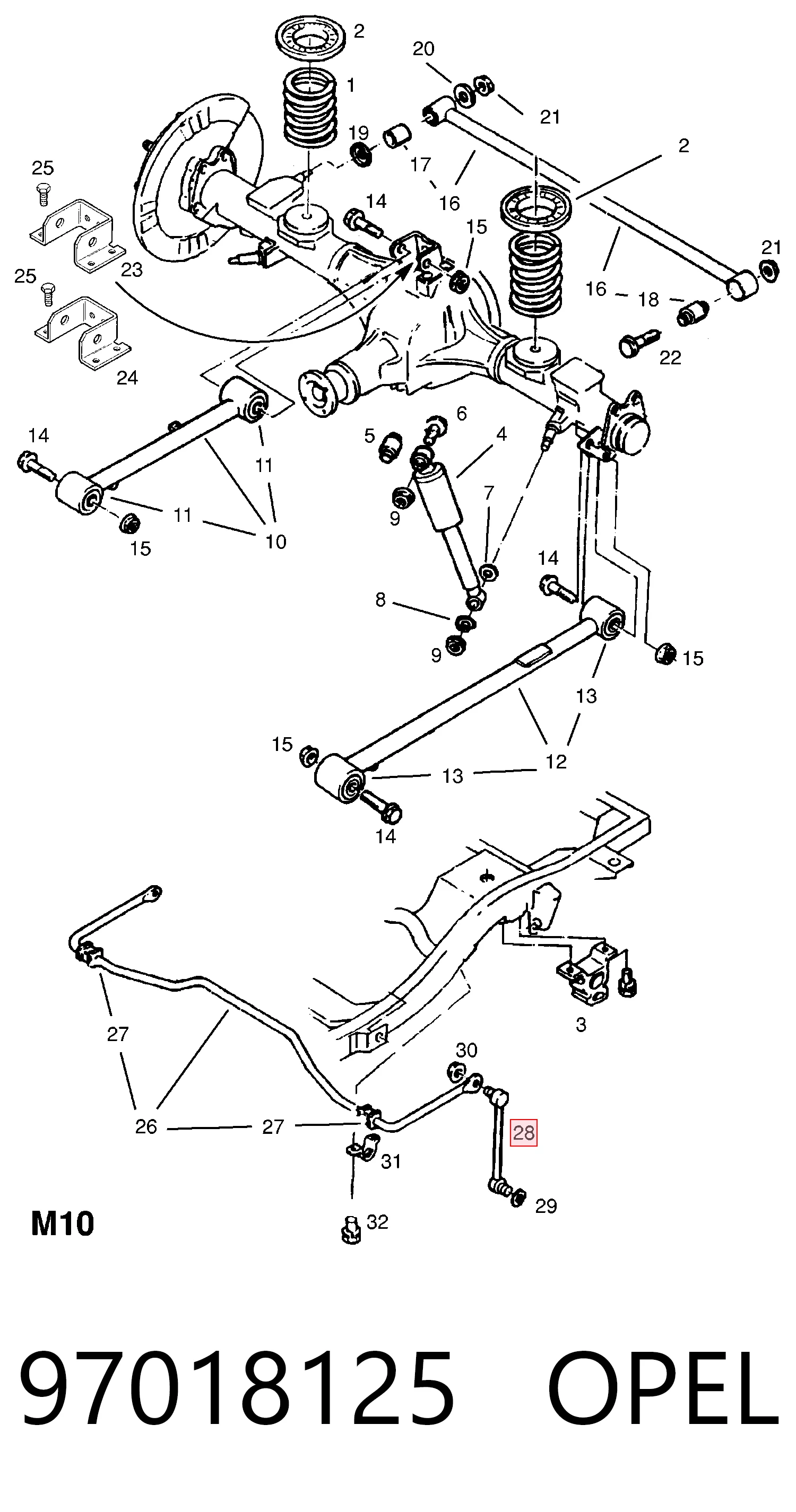 97018125 Opel