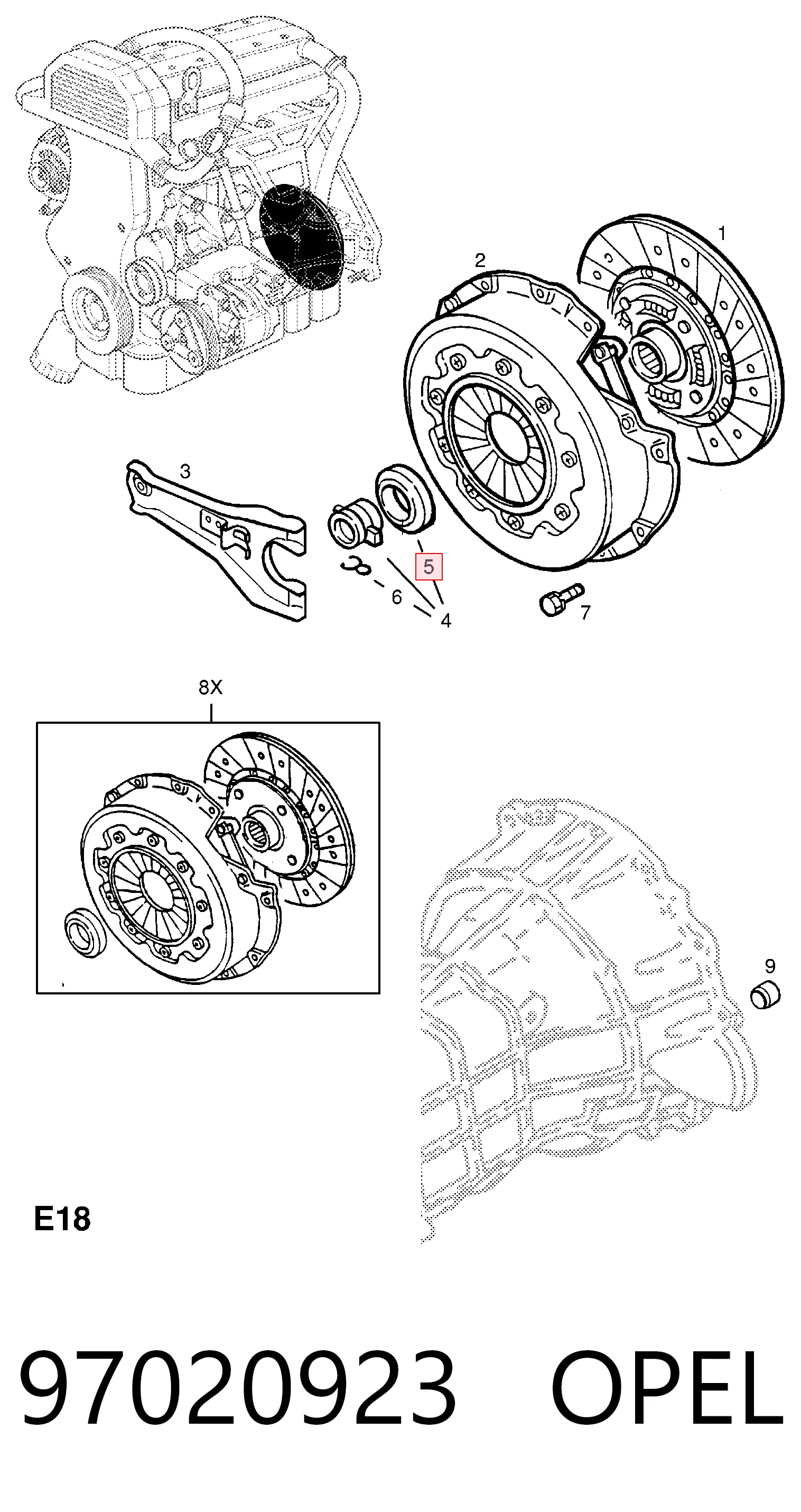 97020923 Opel