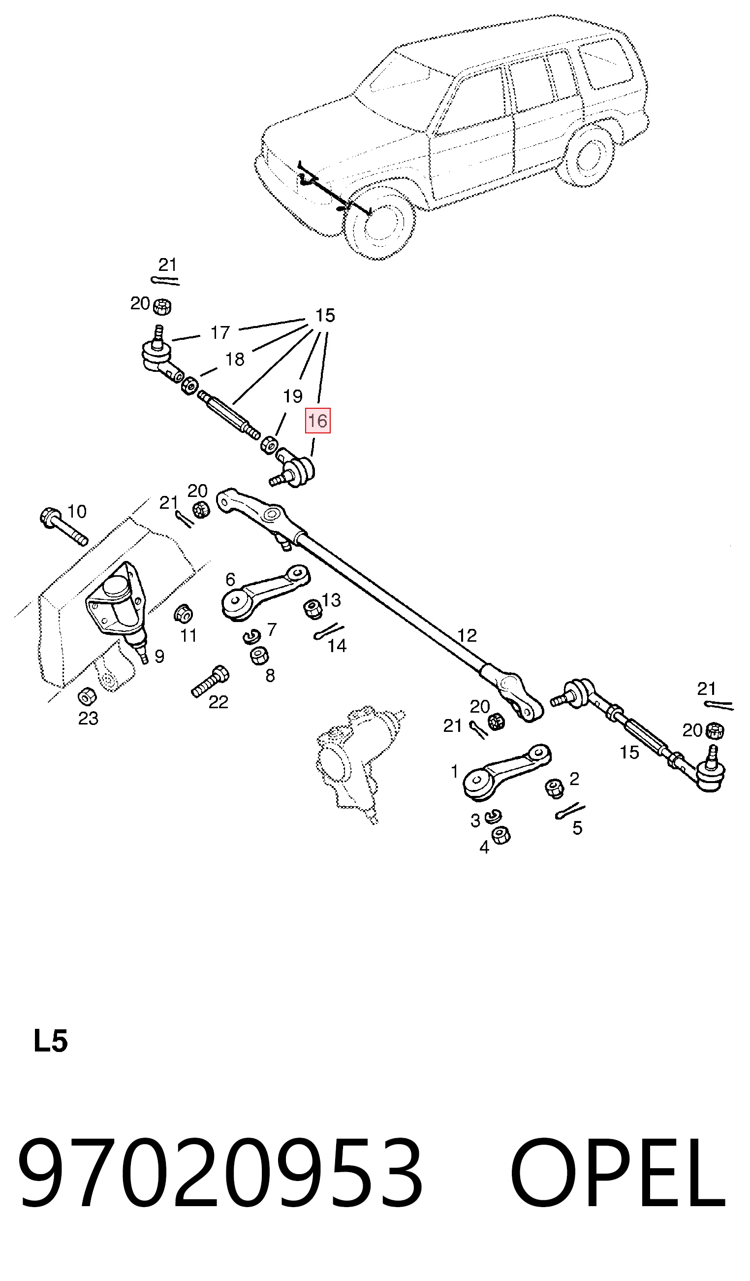 97020953 Opel