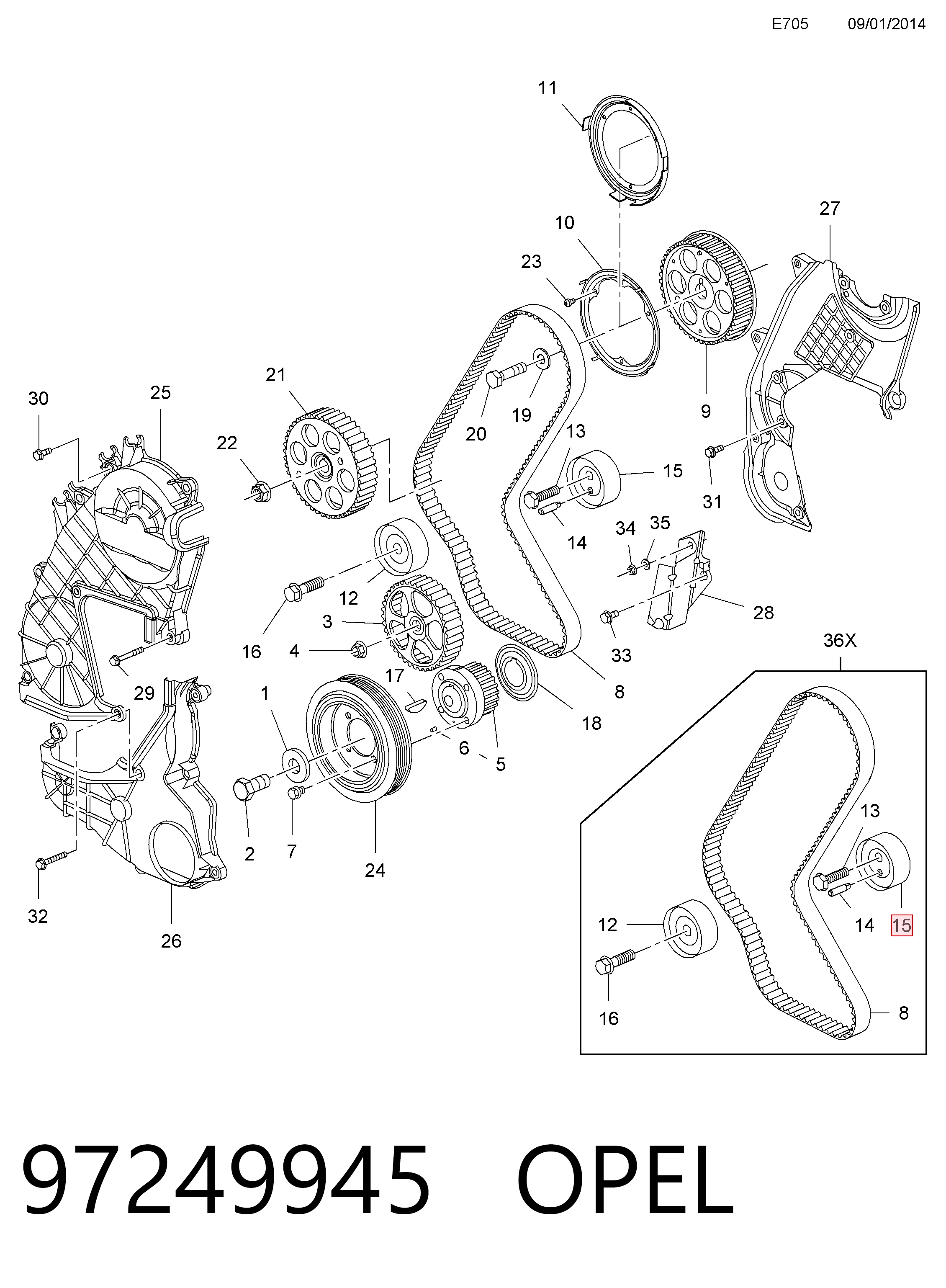 97249945 Opel
