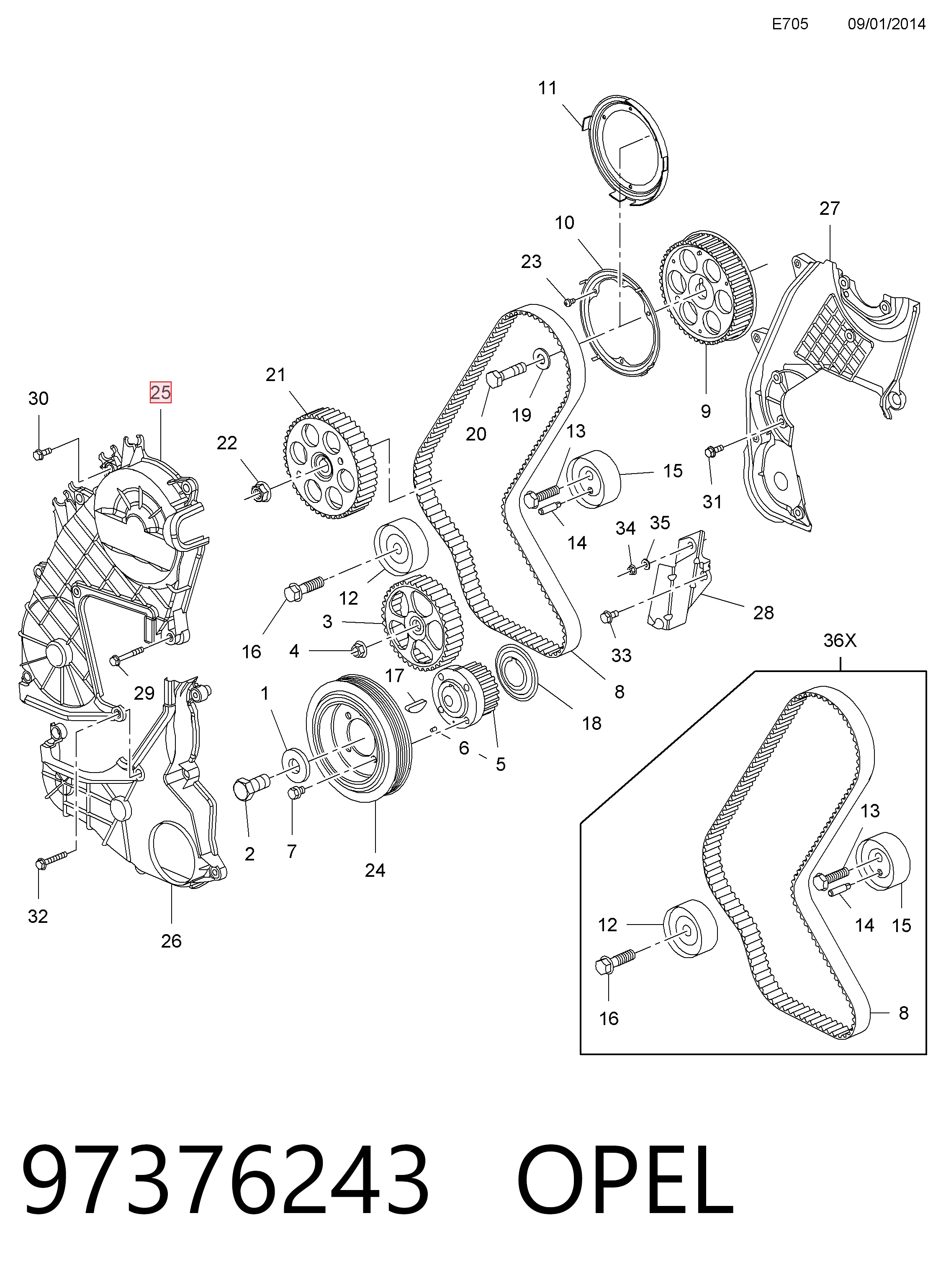 97376243 Opel