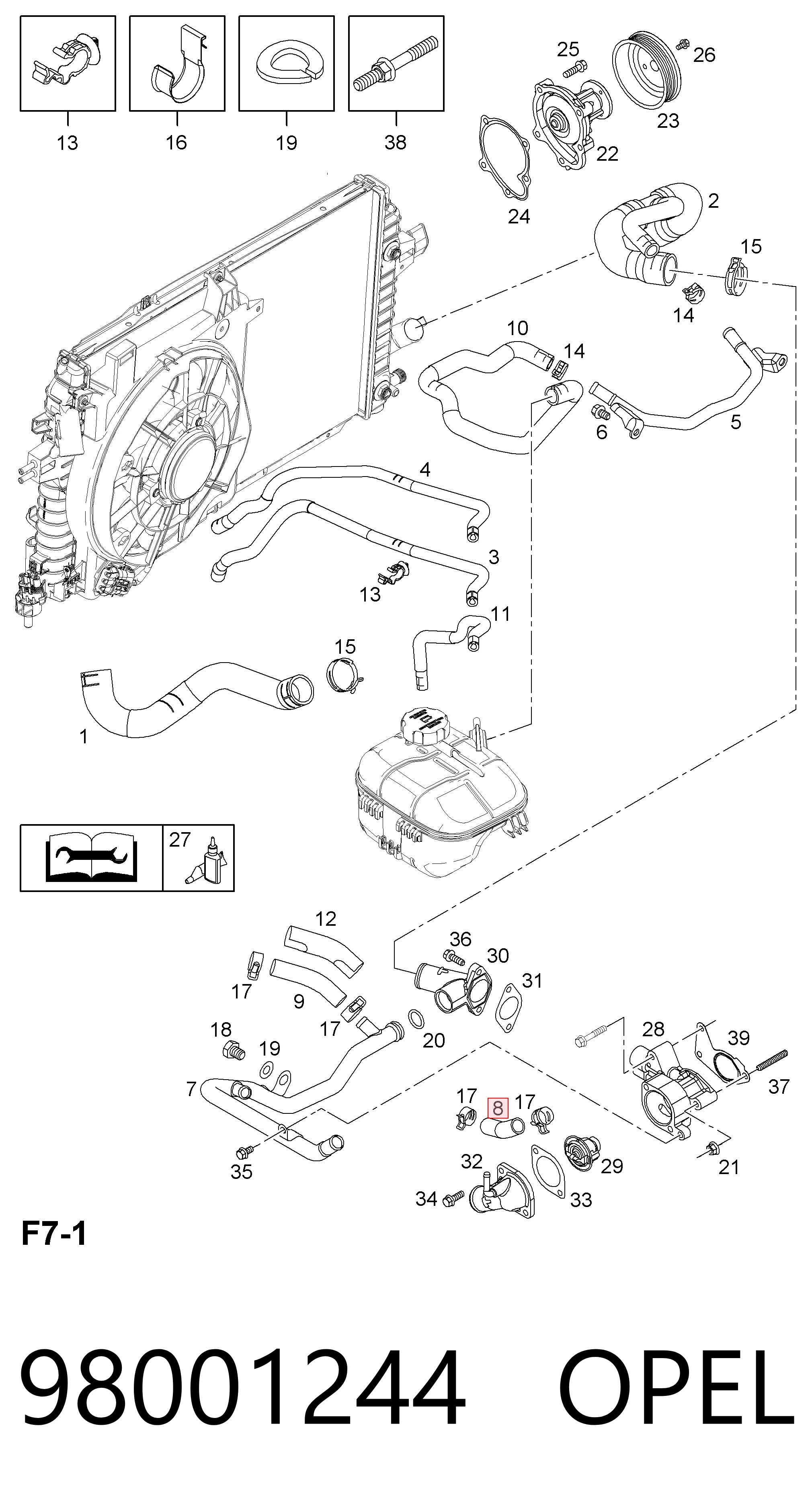 98001244 Opel