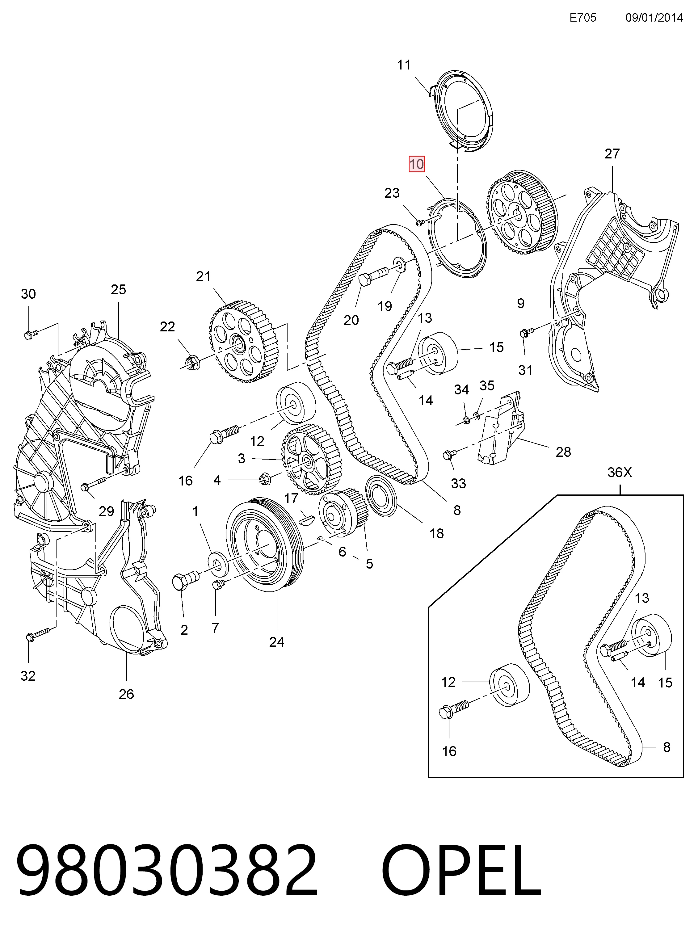 98030382 Opel