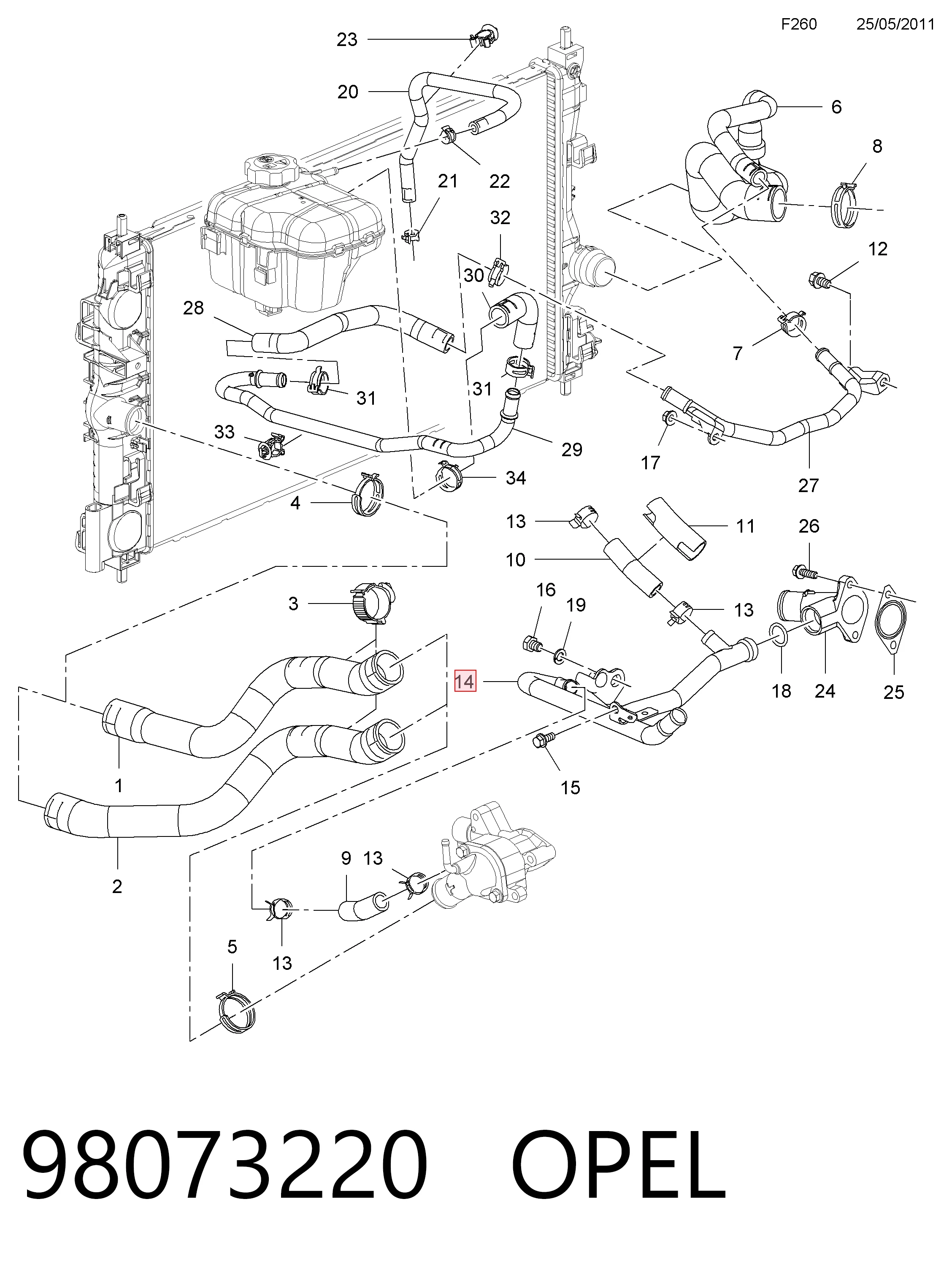 98073220 Opel